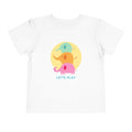 Toddler Tee — Colorful Stacked Elephants "Let's Play" Graphic