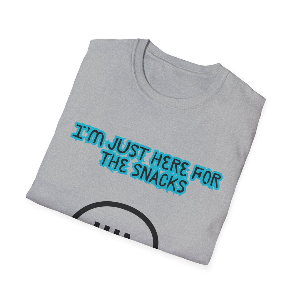 I’m Just Here for the Snacks Unisex Softstyle T-Shirt