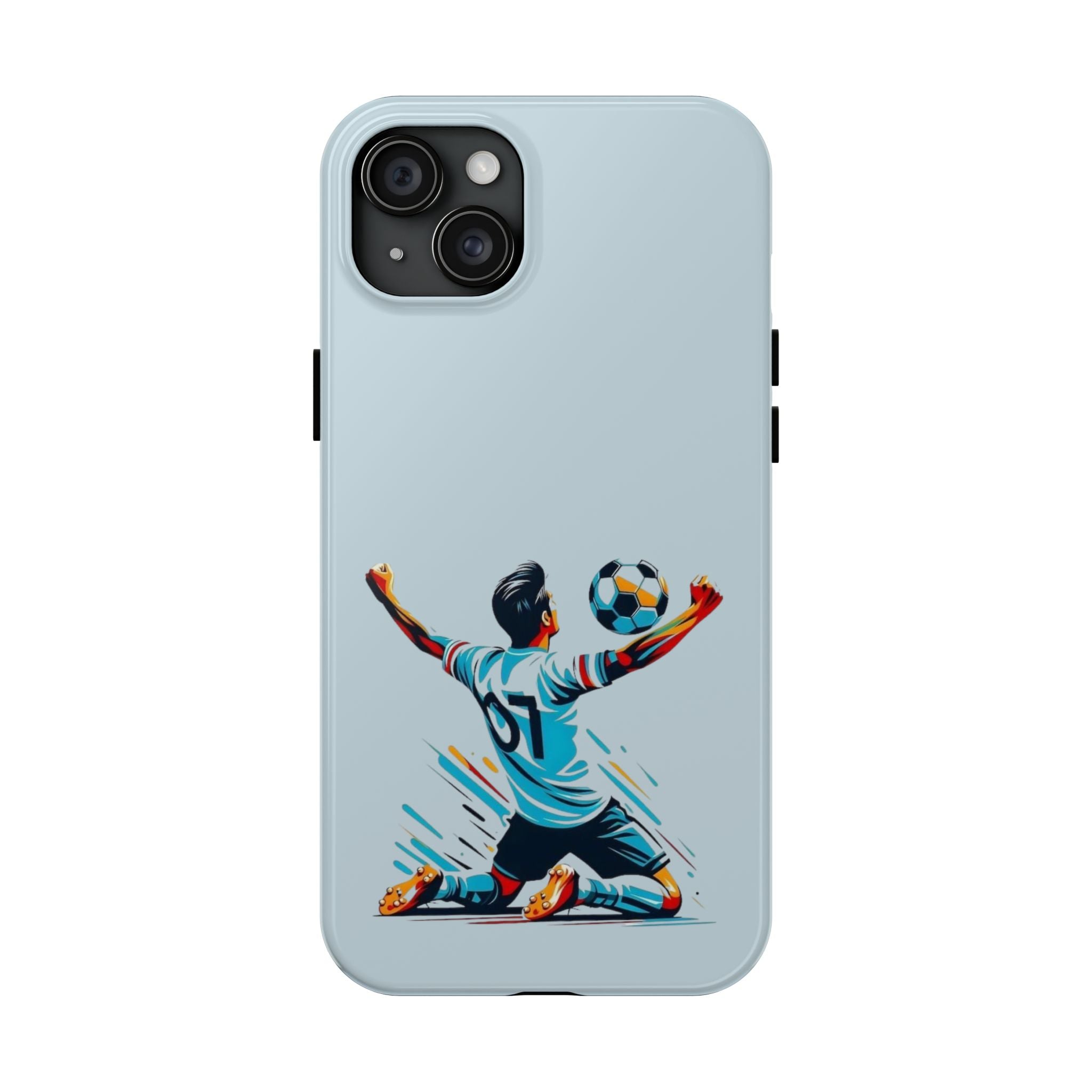 Soccer Celebration Tough Phone Case — Lightweight Protective iPhone Cover