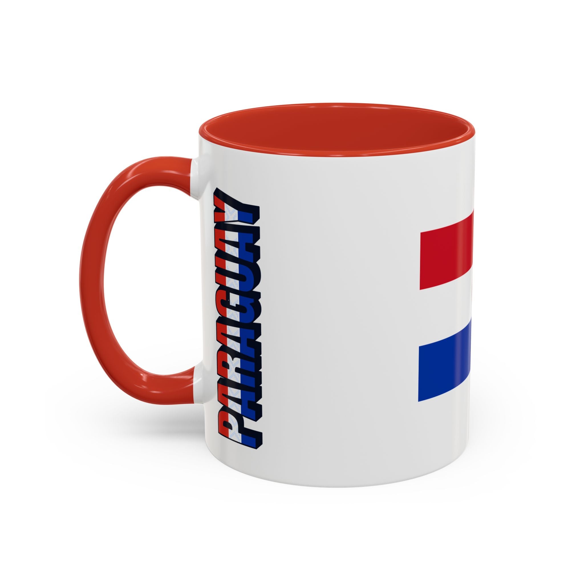 Paraguay Flag Accent Coffee Mug – Patriotic 11/15oz Ceramic Mug