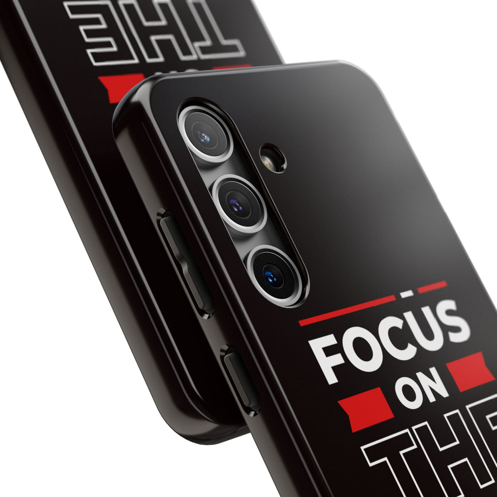 Focus on the Future Tough Phone Case — Motivational Protective Phone Cover