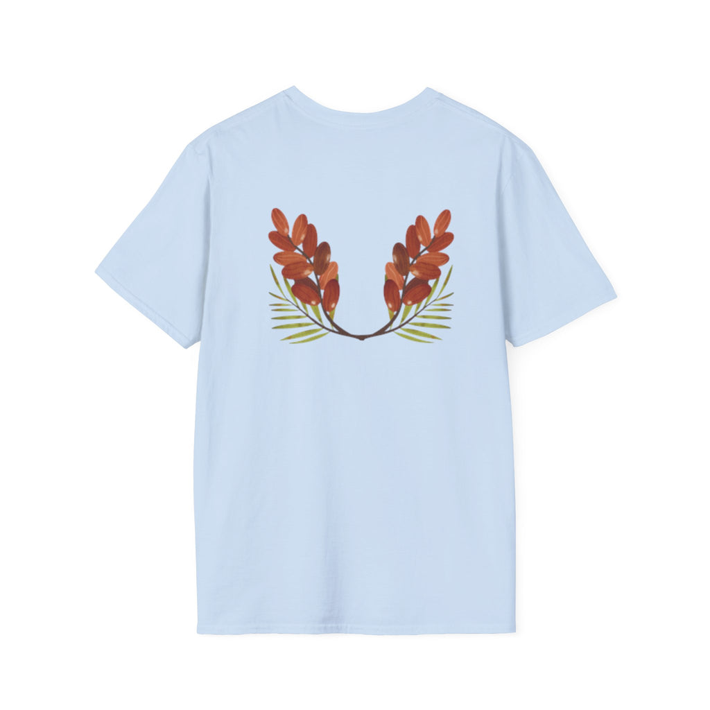 Arabic Palm & Date Leaves T-Shirt — وطن and Palm Tree Design