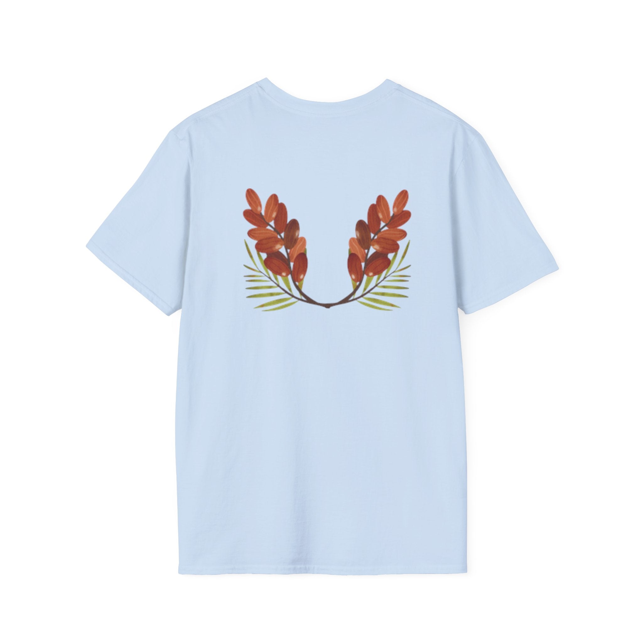 Arabic Palm & Date Leaves T-Shirt — وطن and Palm Tree Design