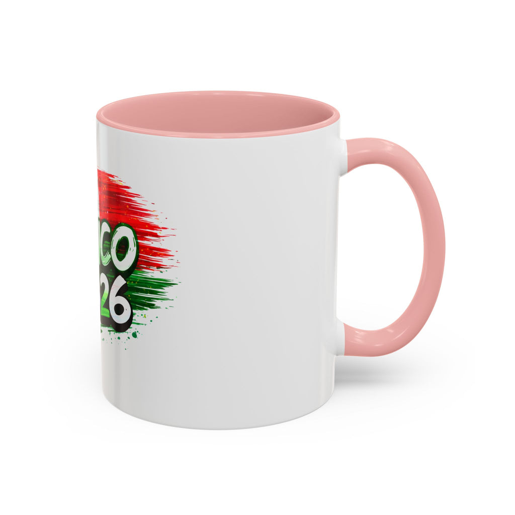 Mexico 2026 Soccer Mug — Mexican Flag Football Cup Coffee Cup (11/15oz)