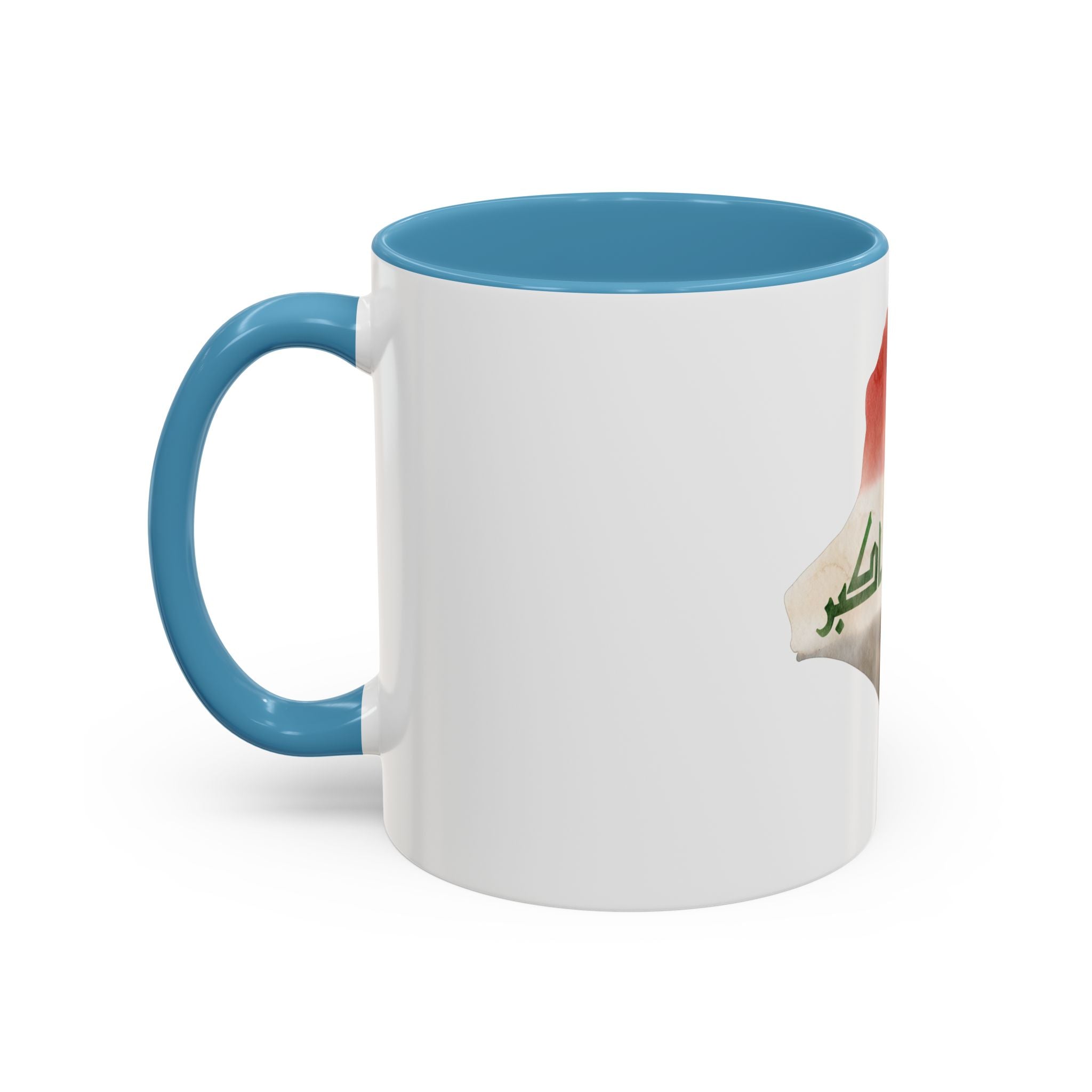 Iraq Flag Map Coffee Mug – Watercolor Baghdad Pride Accent Mug (11/15oz)