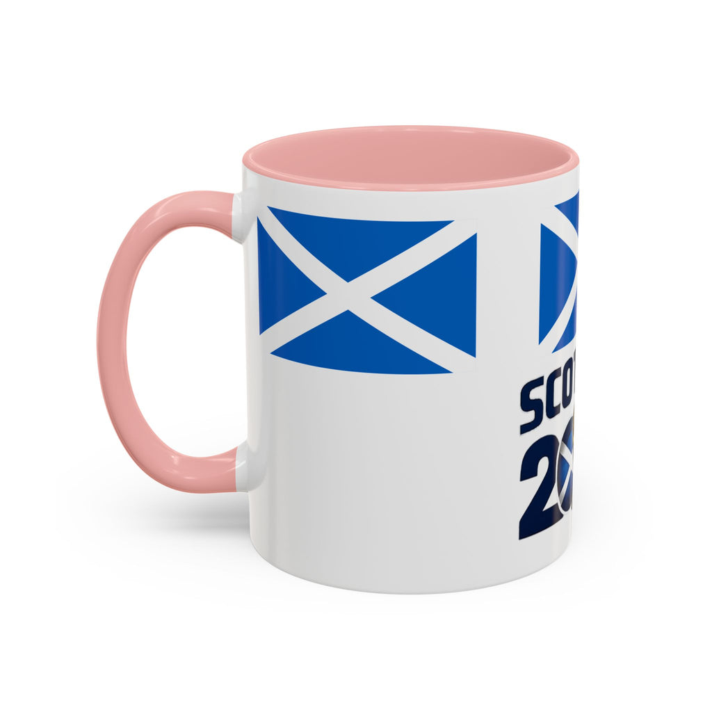 Scotland 2026 Cup Coffee Mug – Scottish Flag & Trophy Accent Mug (11/15oz)