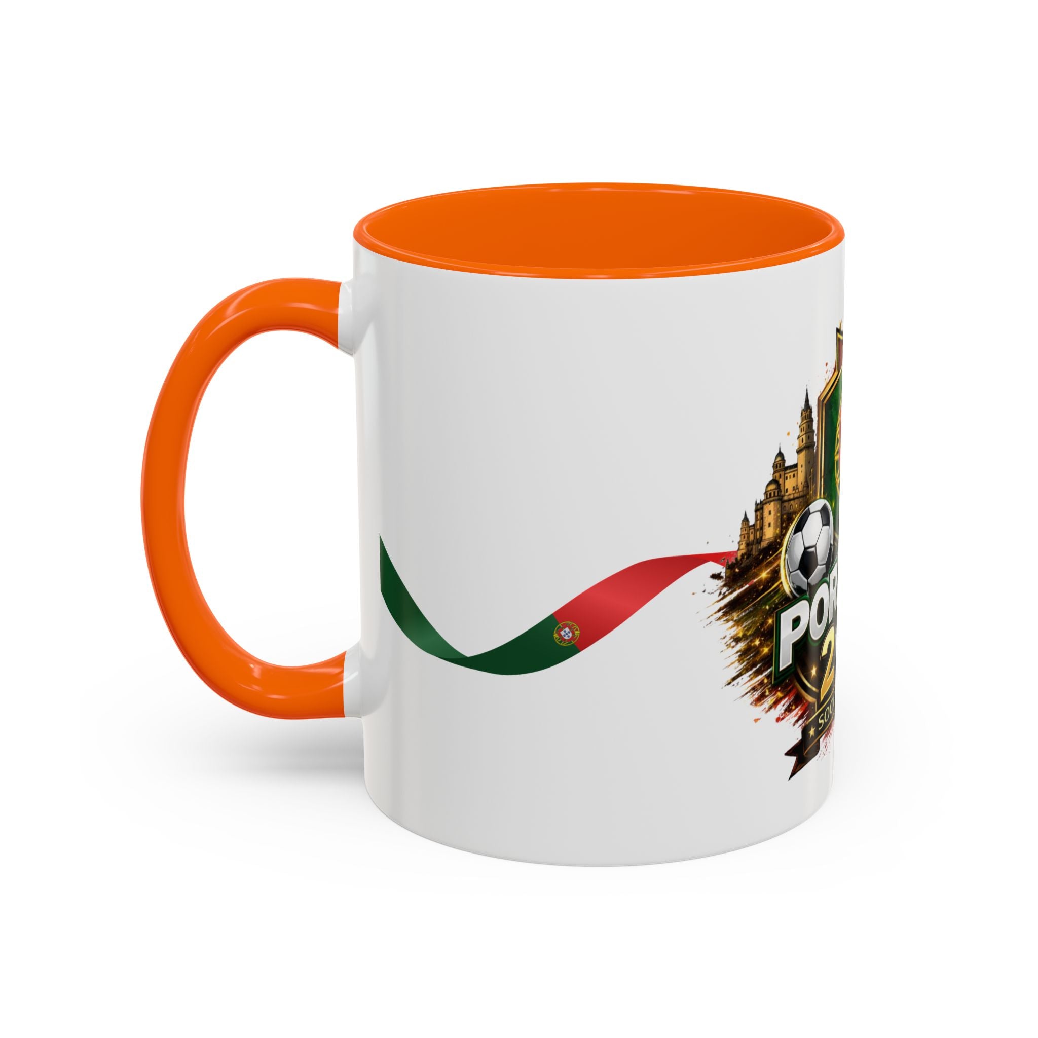 Portugal 2026 Soccer Mug – Portugal Flag & Crest Accent Coffee Cup