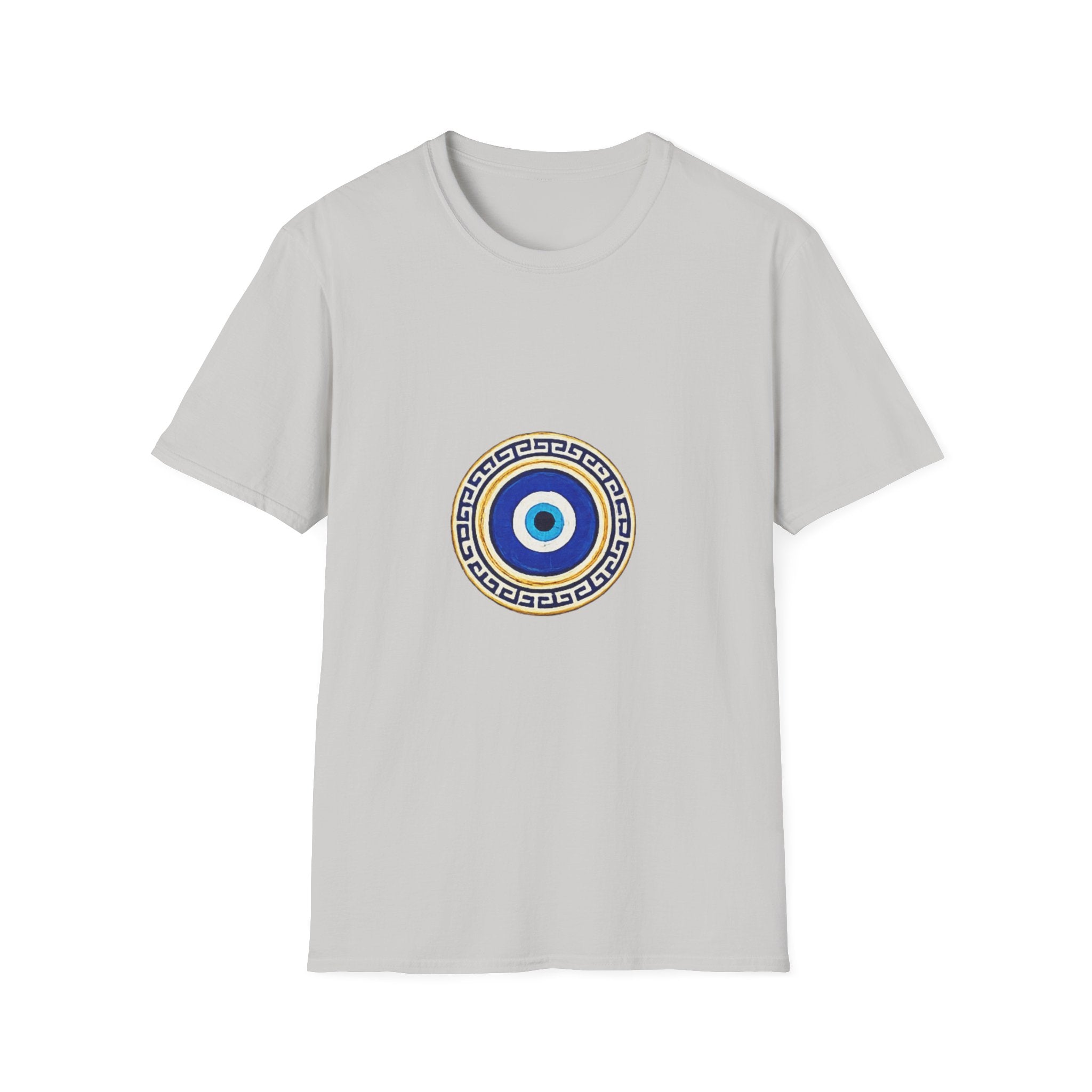 Evil Eye Crescent Lantern T‑Shirt — Protective Nazar Tee with Moon Lantern Design