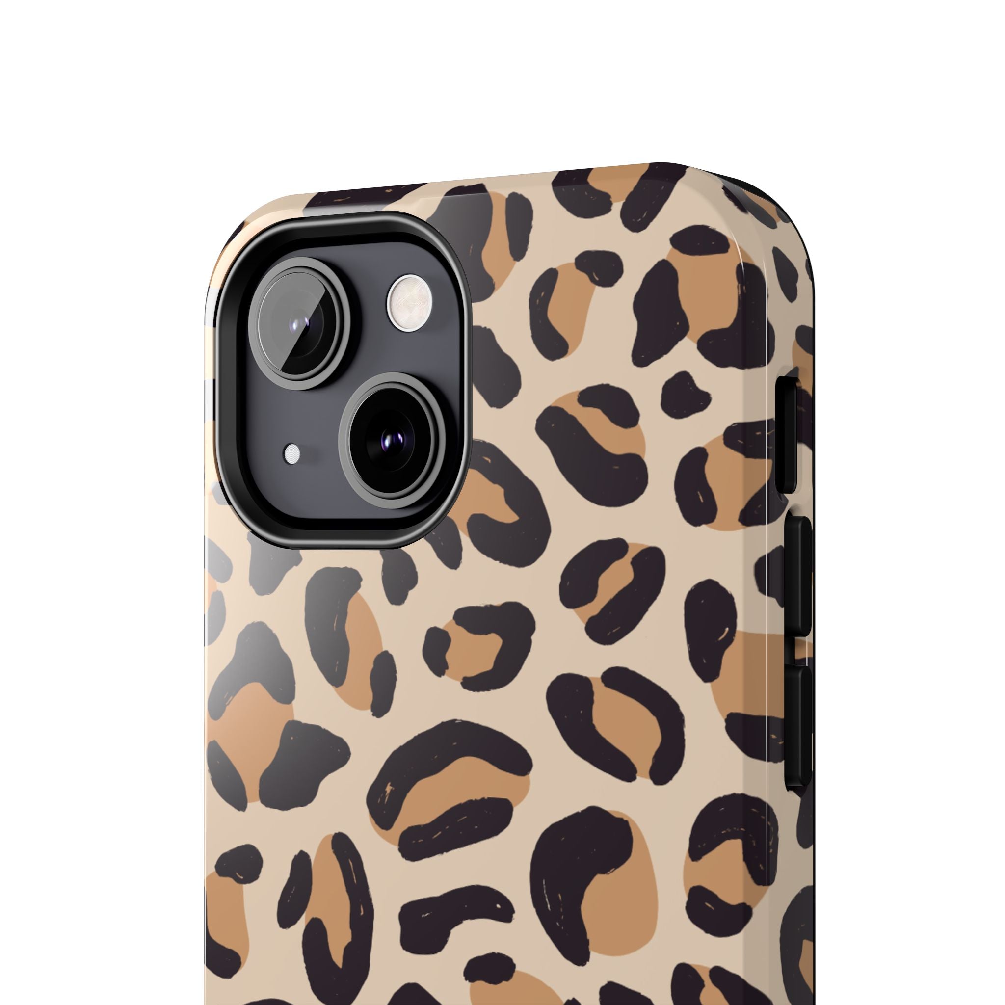 Leopard Print Tough Phone Case – Durable Glam Protective Cover