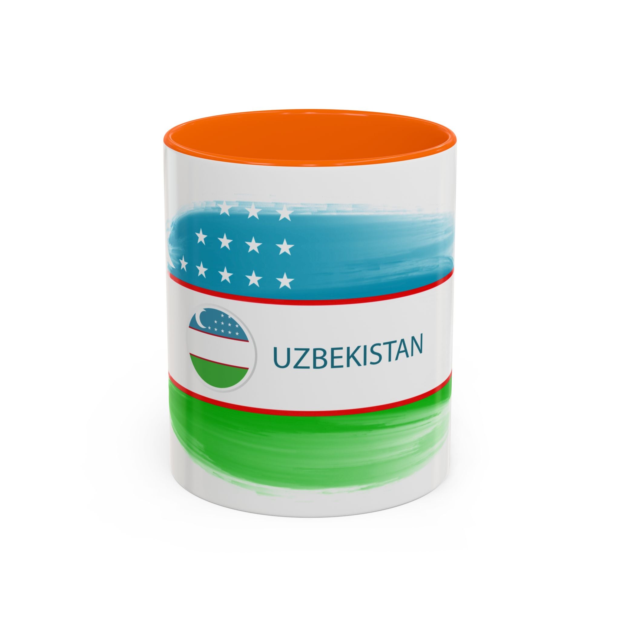 Uzbekistan Accent Coffee Mug (11, 15oz)