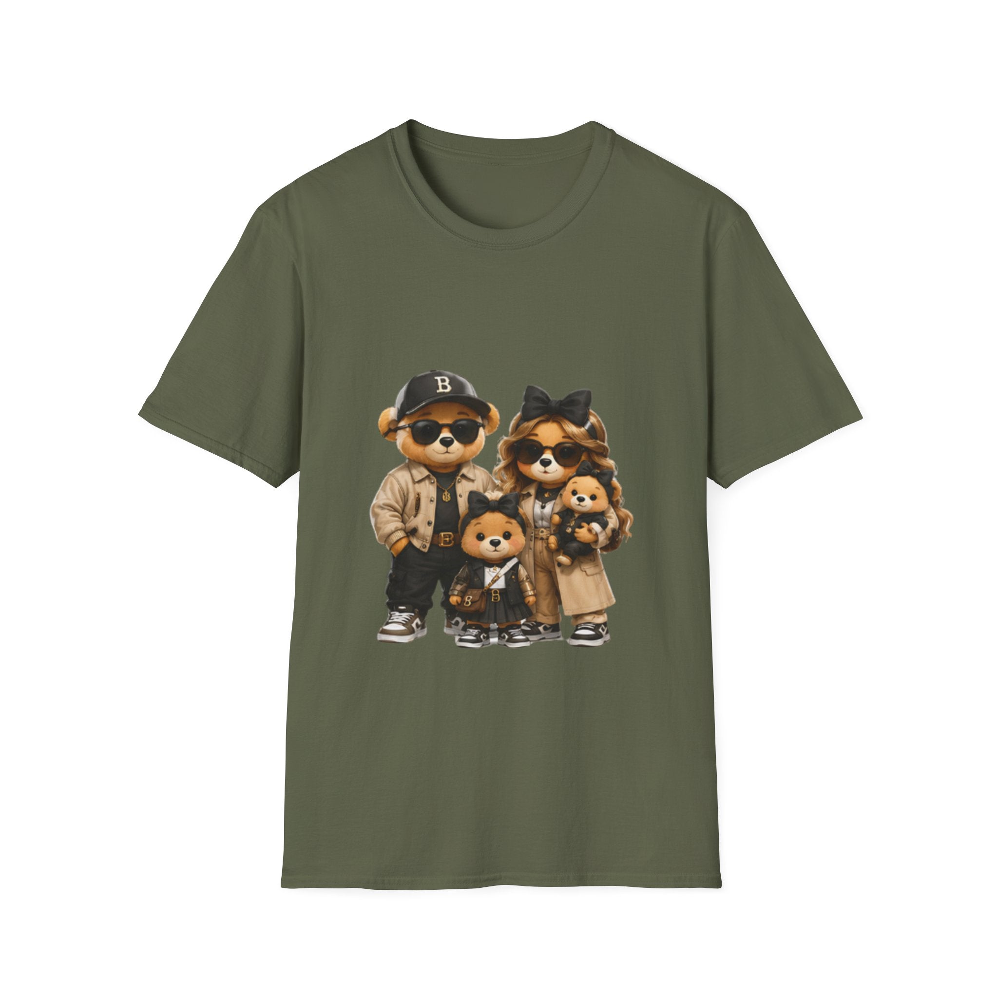 Bear Family Graphic unisex T-Shirt — Cute Matching Teddy Bear Outfit Design