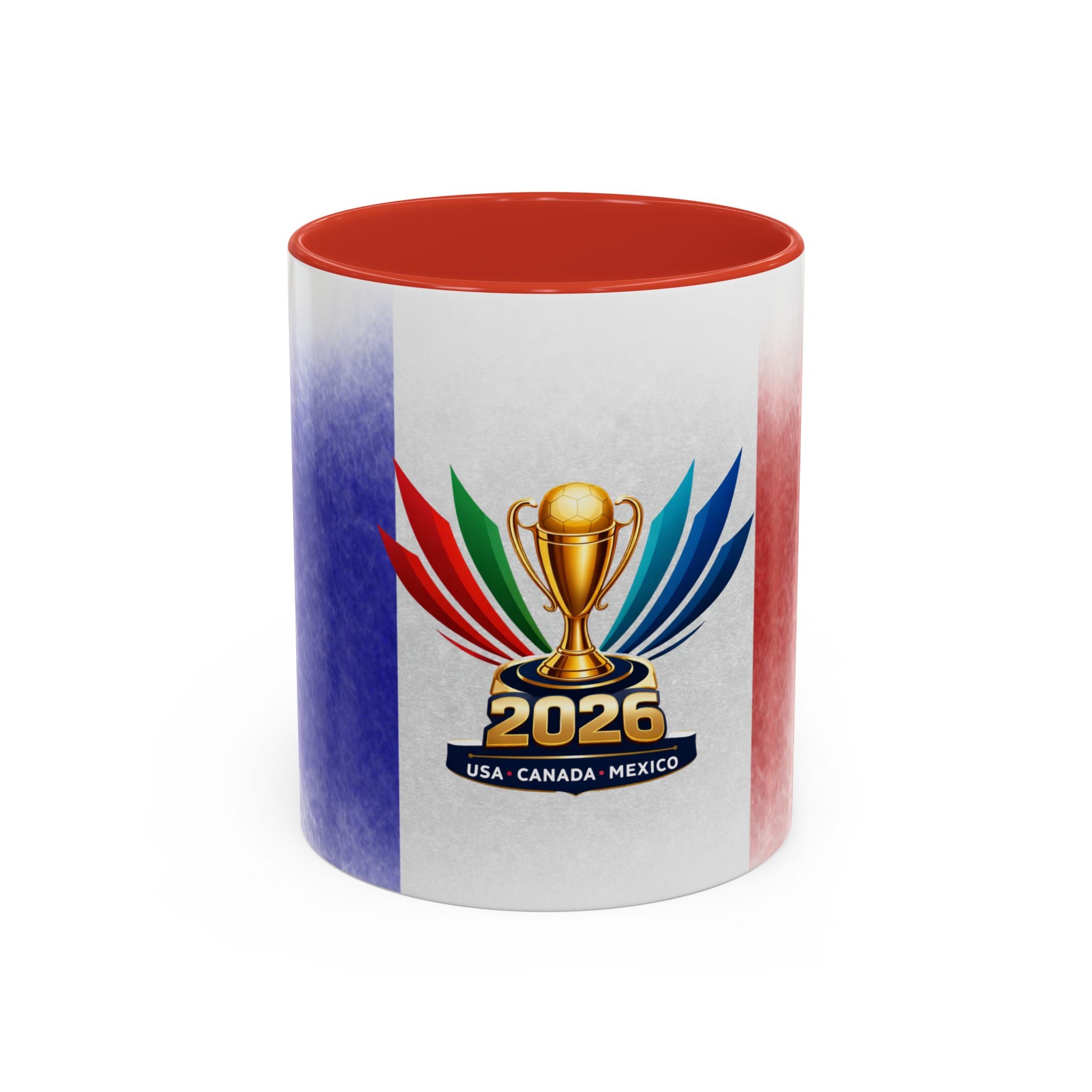 Soccer 2026 Commemorative Mug — France Accent Coffee Cup (11/15oz)