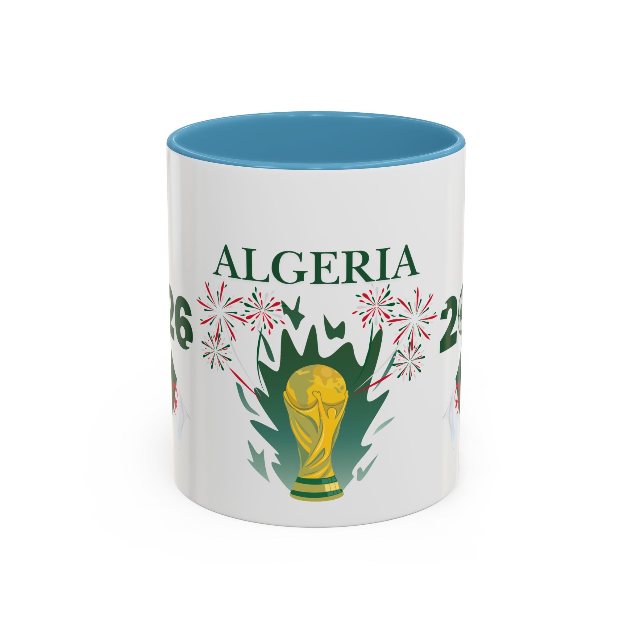 Algeria 2026 Cup Coffee Mug - Soccer Fan Accent Mug