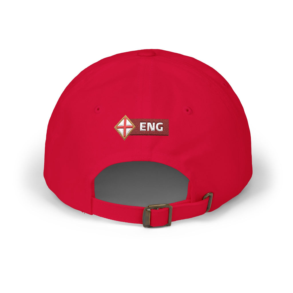 England 2026 Soccer Dad Cap — Retro Flag Embroidered Baseball Hat