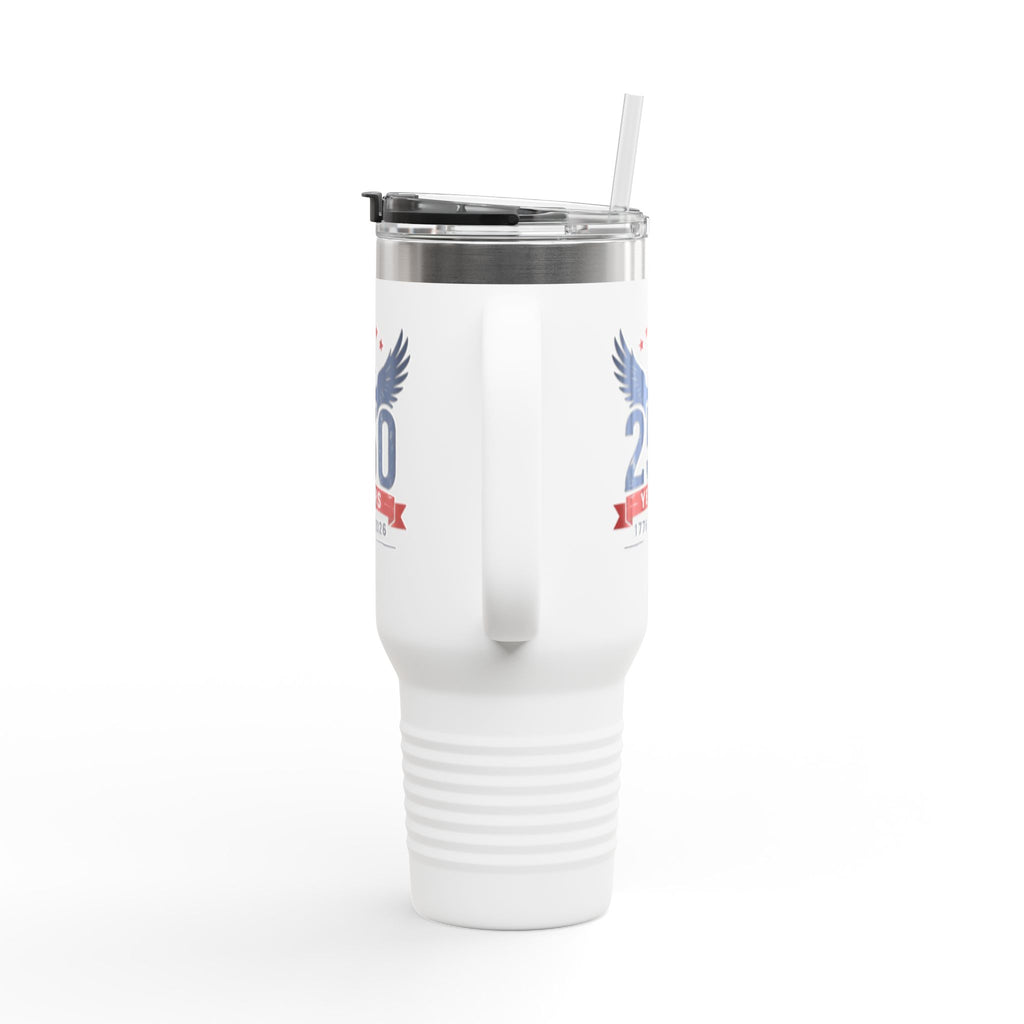 250 Years Commemorative 40oz Insulated Travel Mug — 1776–2026 Patriotic Eagle Design