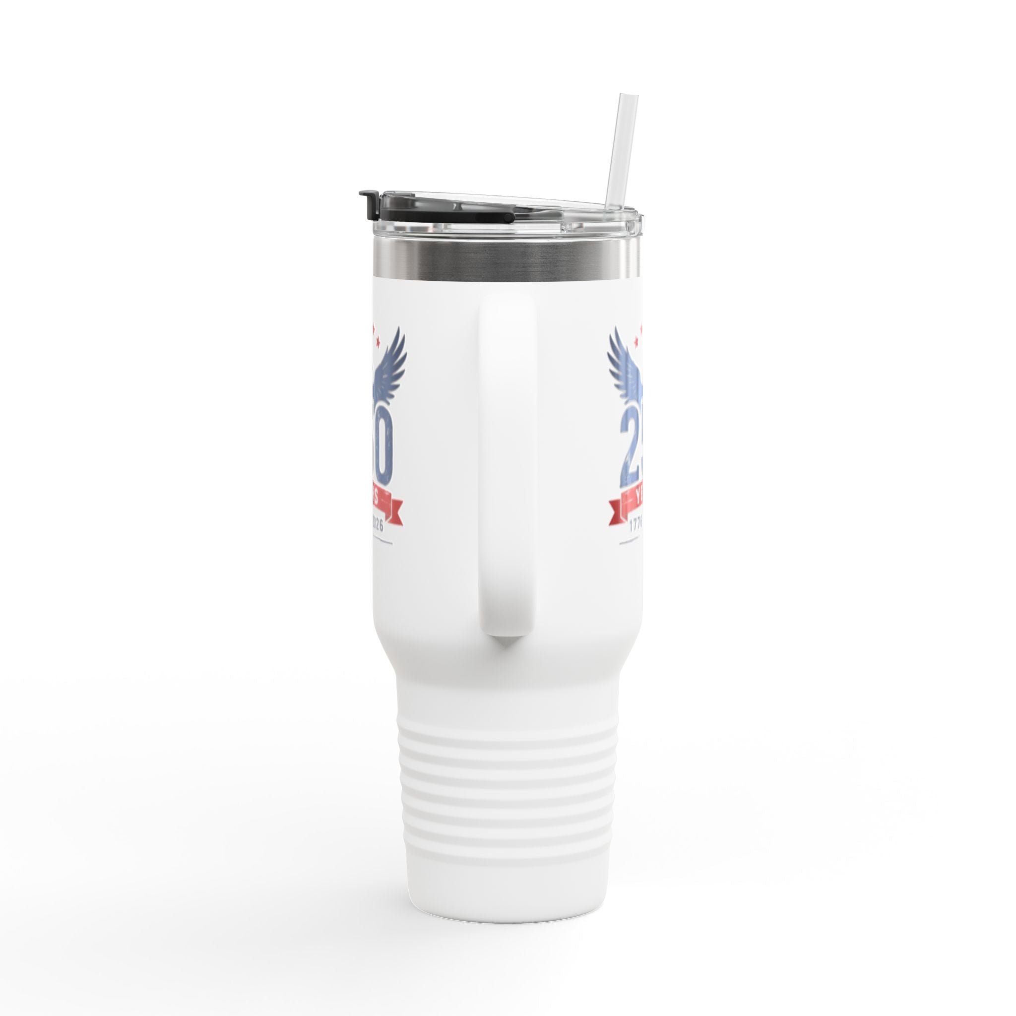 250 Years Commemorative 40oz Insulated Travel Mug — 1776–2026 Patriotic Eagle Design