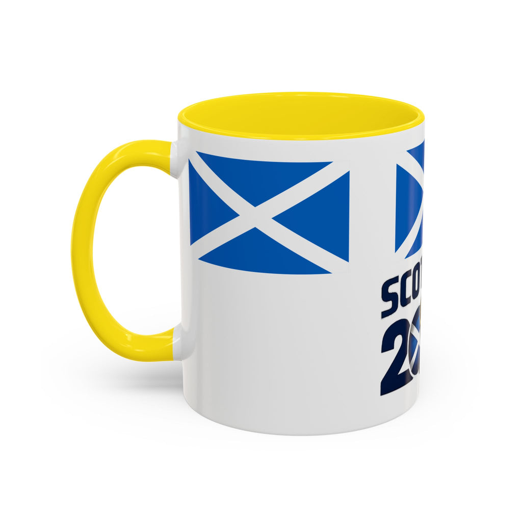 Scotland 2026 Cup Coffee Mug – Scottish Flag & Trophy Accent Mug (11/15oz)