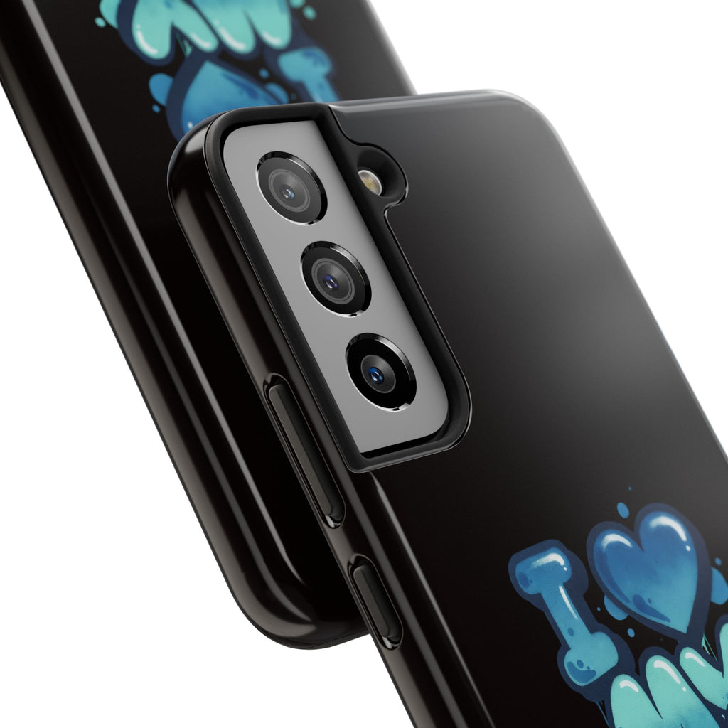 I Love My GF Phone Case — Protective Glossy "I  My GF" Design