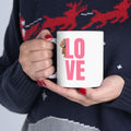 Cute Cavalier King Charles Puppy Ceramic Mug - 'Puppy Love' Coffee Cup (11oz, 15oz)