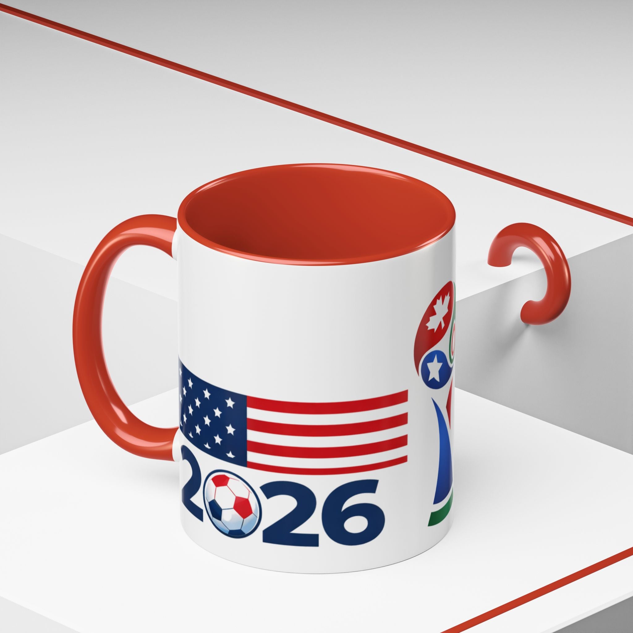2026 cup USA+Canada Soccer Coffee Mug — 11/15oz Accent