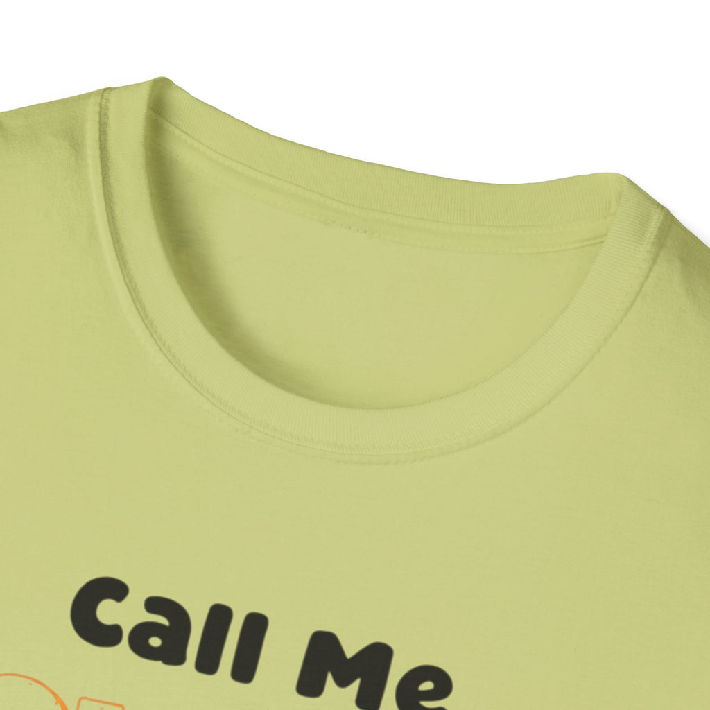 Call Me Short Cat unisex T-Shirt — Funny Retro Kitten Tee ("Call Me Short One More Time")