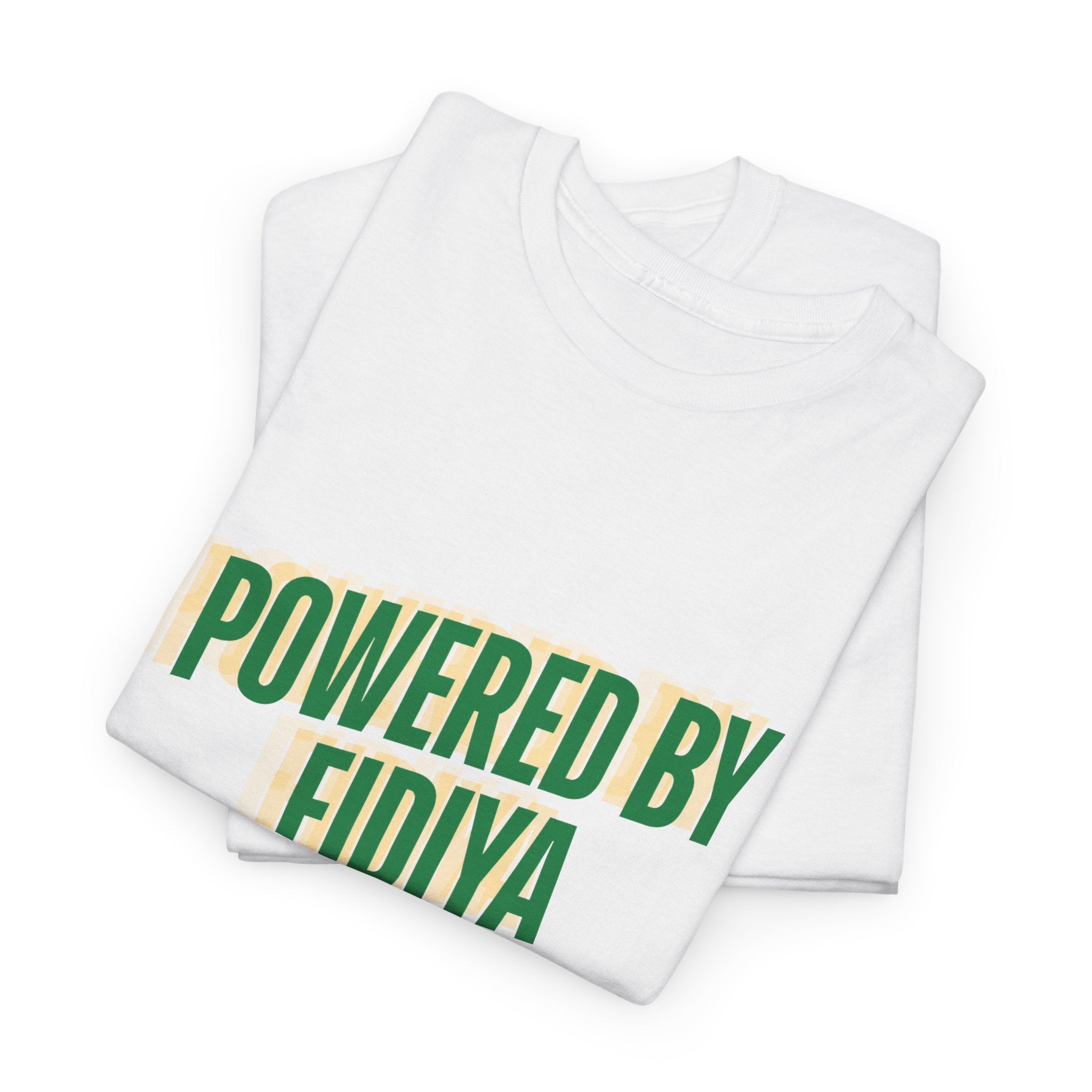 T-Shirt — "Powered by Eidiya" Green Dollar Sign Tee