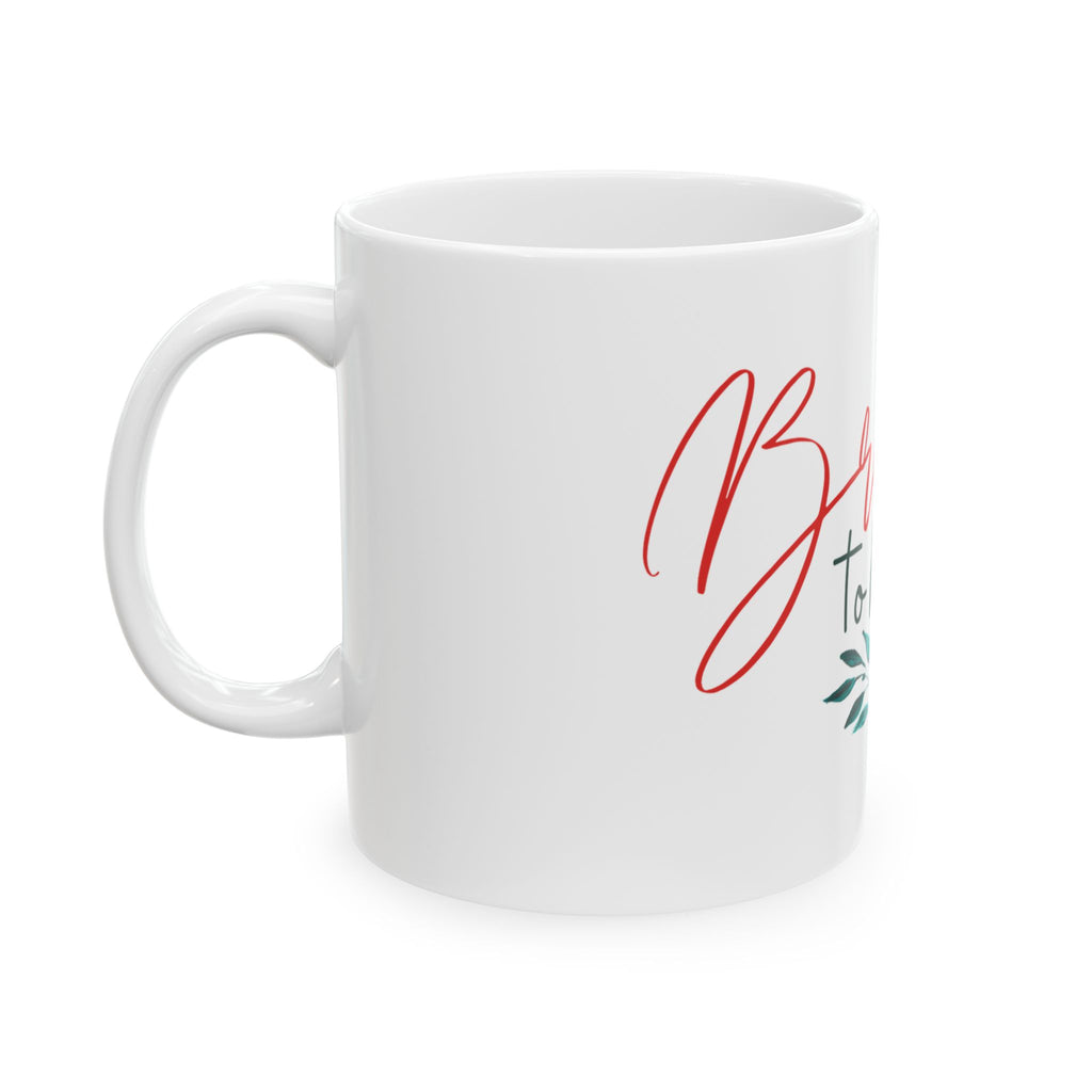 Bride to Be Floral Ceramic Mug — Bridal Shower Gift Coffee Cup (11oz, 15oz)