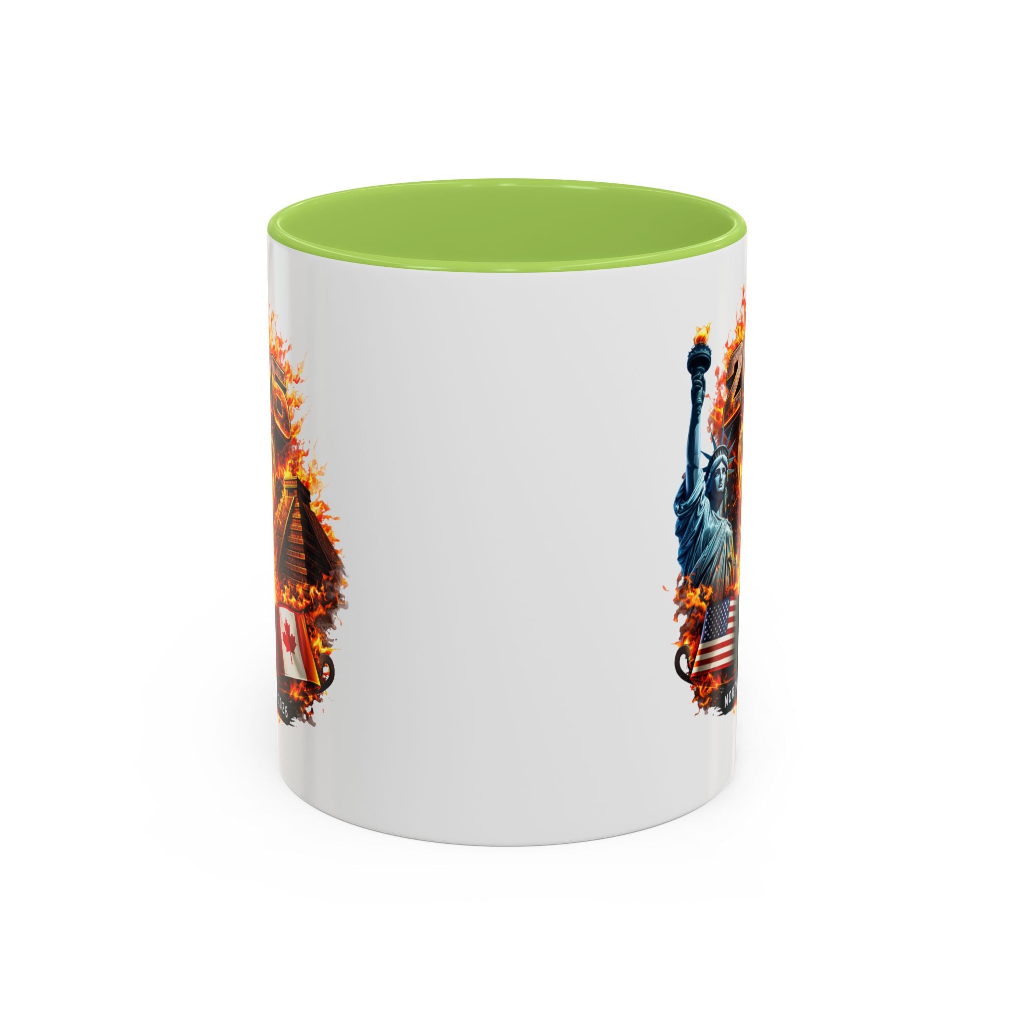 2026 North America Championship Coffee Mug — Trophy & Flags Accent Mug