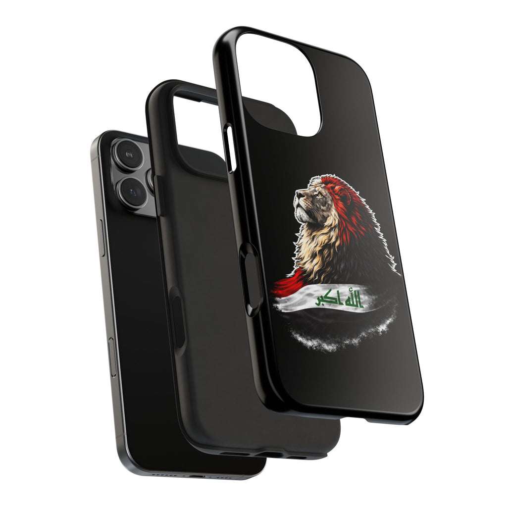 Iraq Lion Tough Phone Case — Protective iPhone Case with Iraqi Flag Design