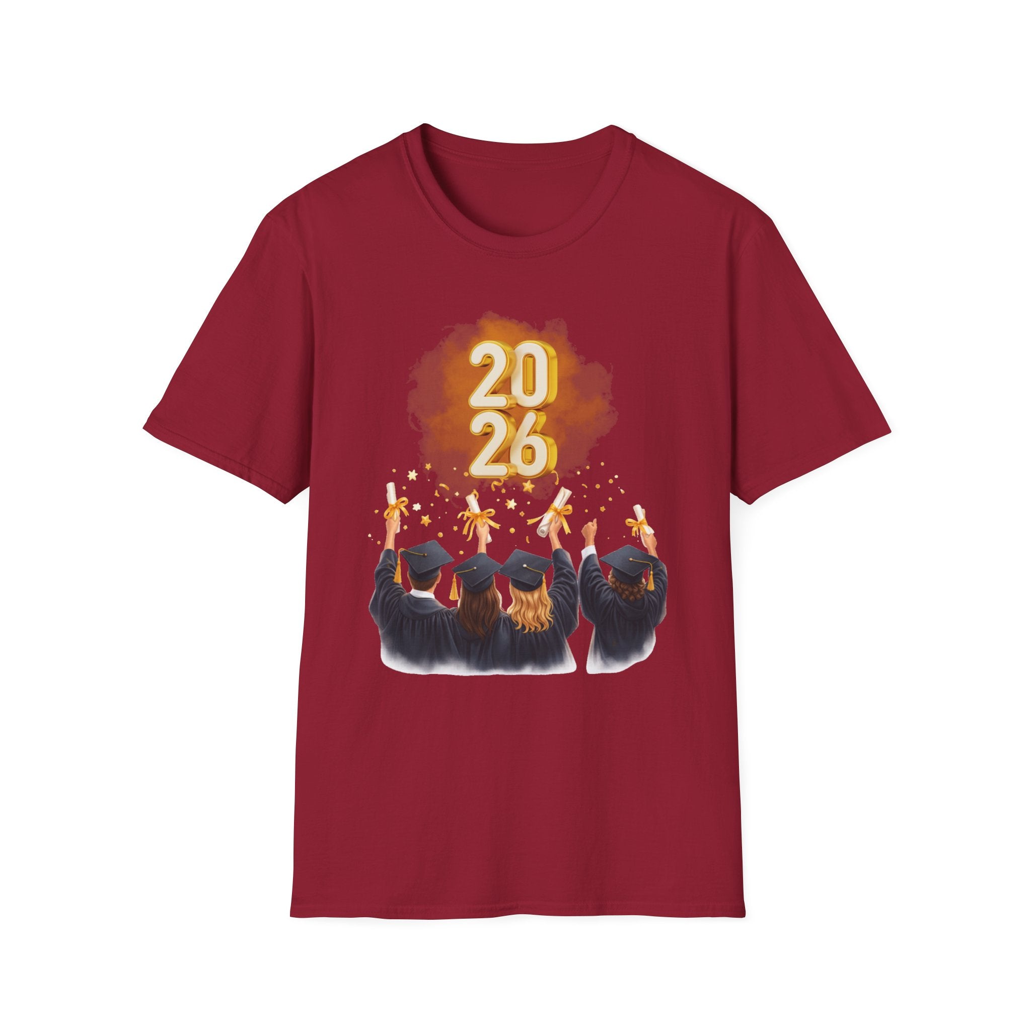 2026 Graduation T-Shirt – Class of 2026 Cap Toss Celebration Tee