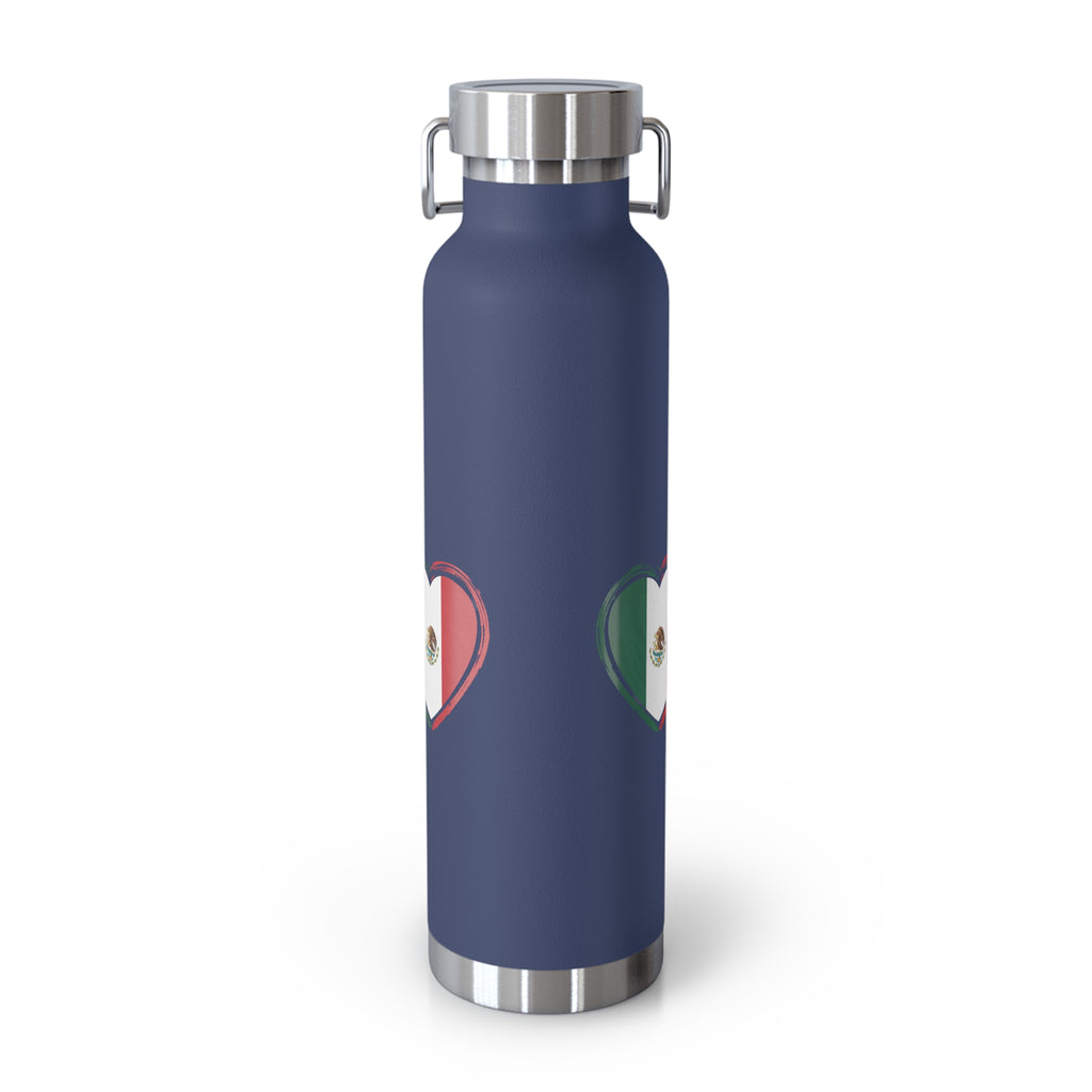 2026 Copa América Mexico Flag Insulated Bottle – 22oz Vacuum Thermos
