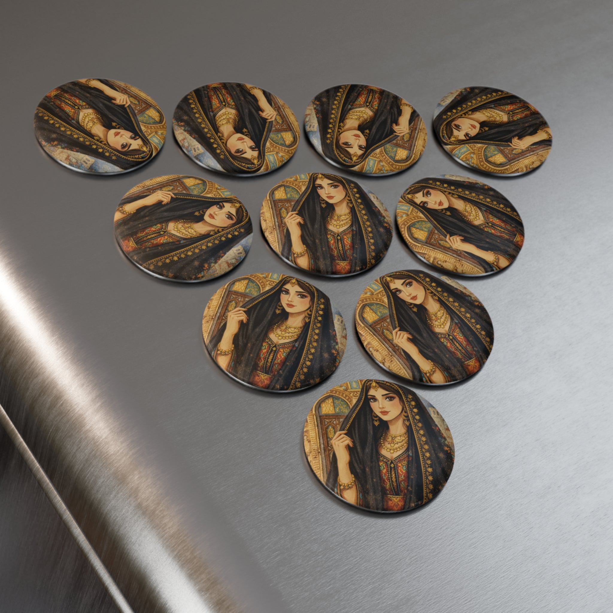 Button Magnet, Round (1 & 10 pcs)