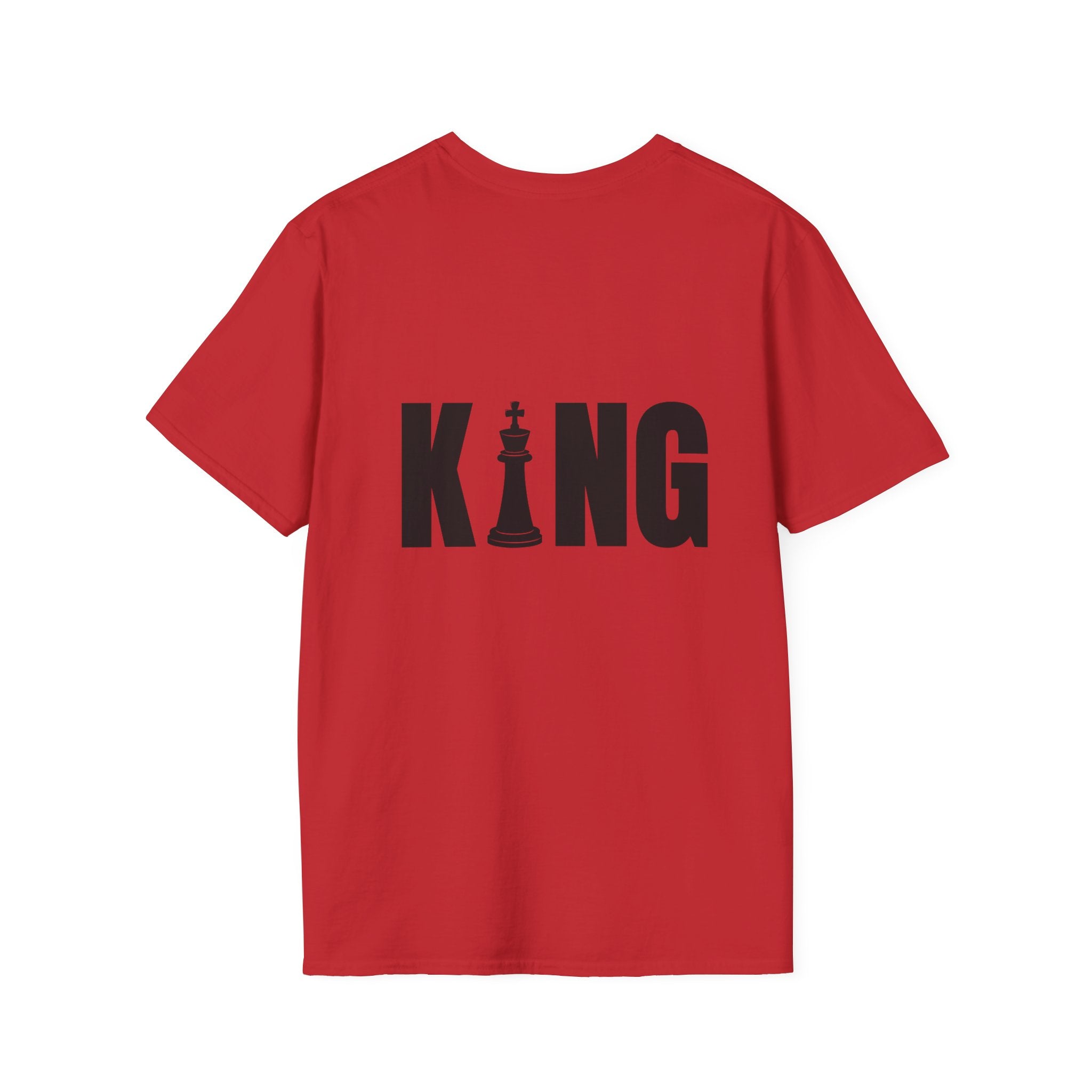 King Chess Piece T-Shirt — Bold Back Graphic for Chess Players & Fans