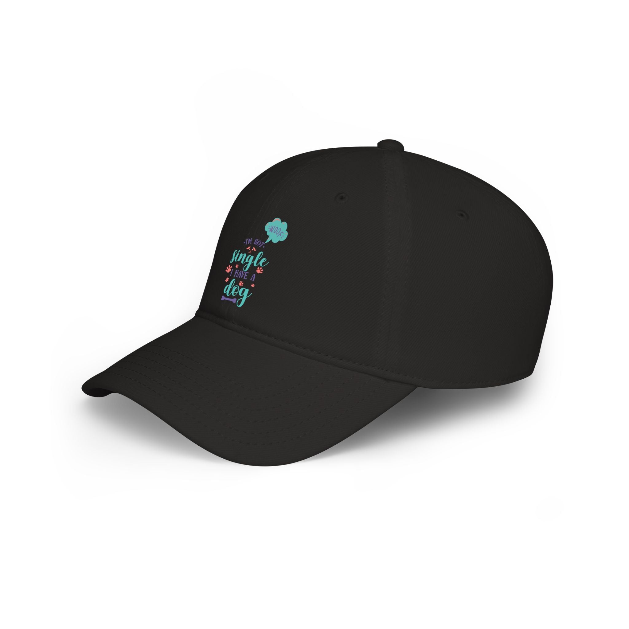 Funny "Single, Taken, I Have a Dog" Dog Lover Baseball Cap