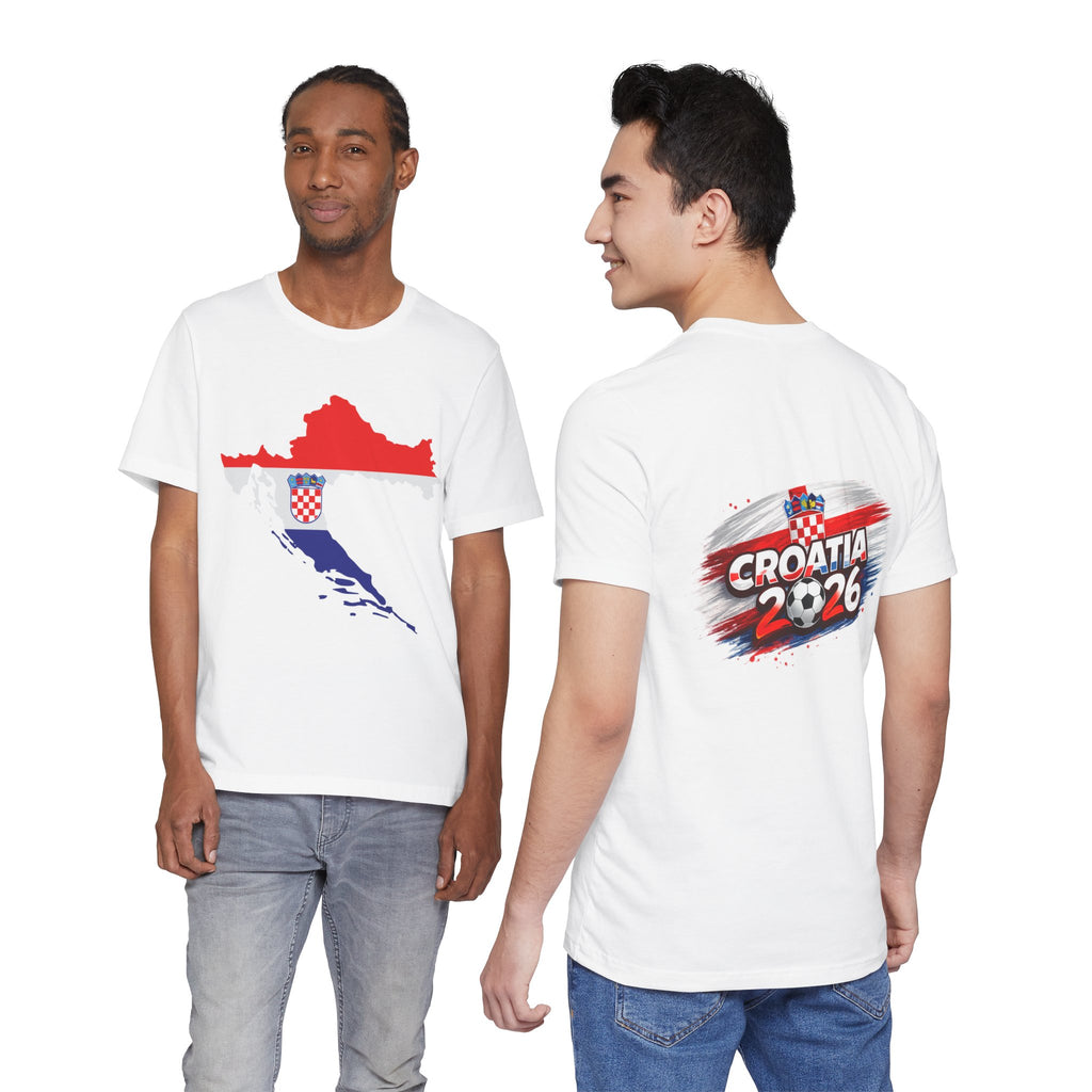 Croatia Map & “Croatia 2026” Soccer Fan T-Shirt