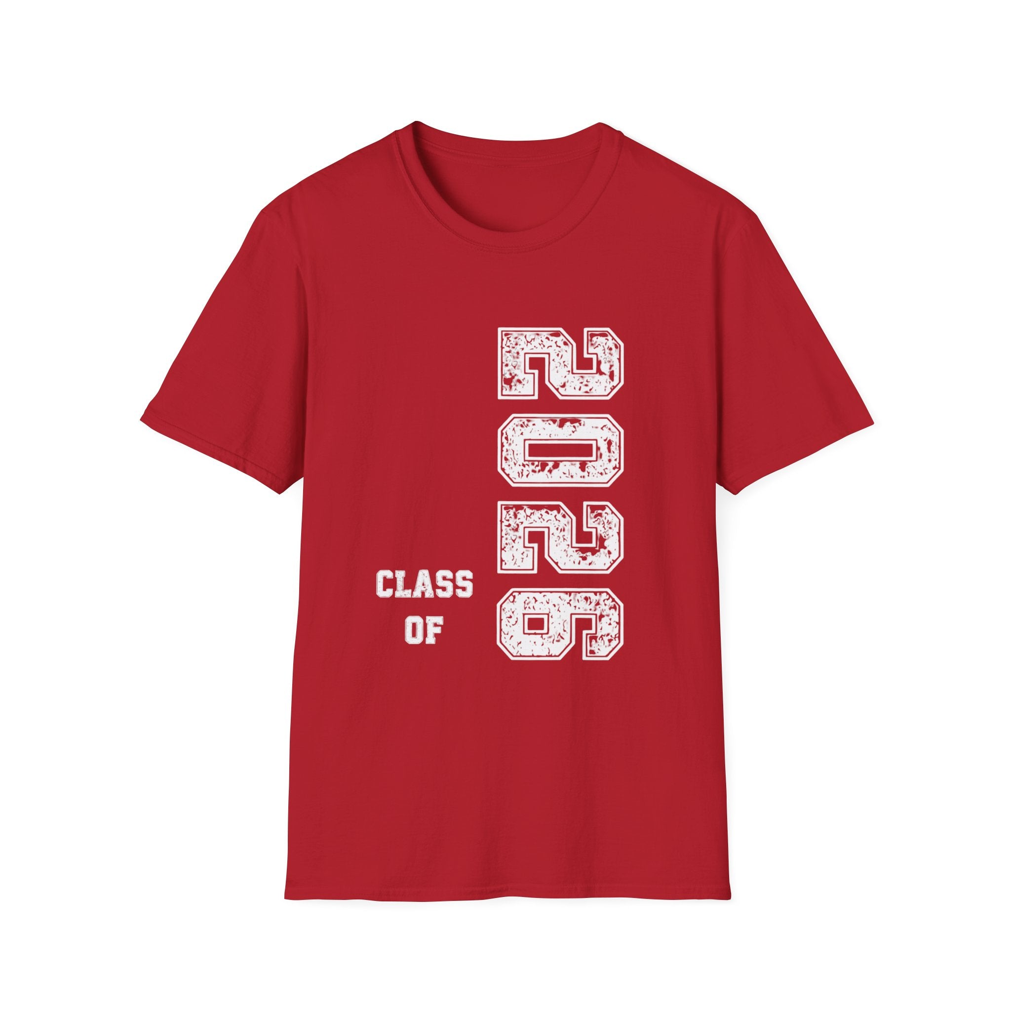 Class of 2026 Vertical Graphic T-Shirt — Graduation Senior Year Tee