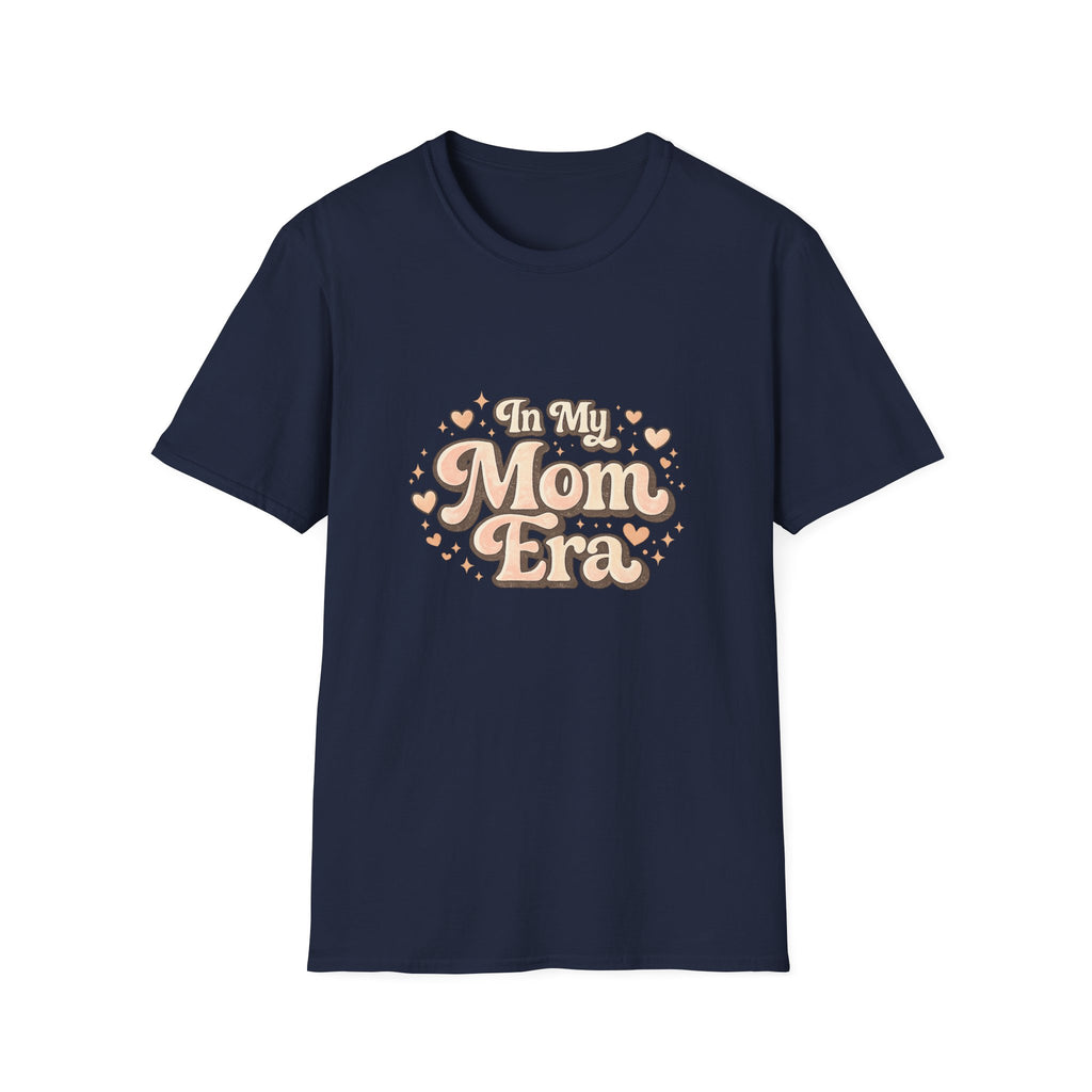 Mom Era T‑Shirt — "In My Mom Era" Vintage Heart Graphic