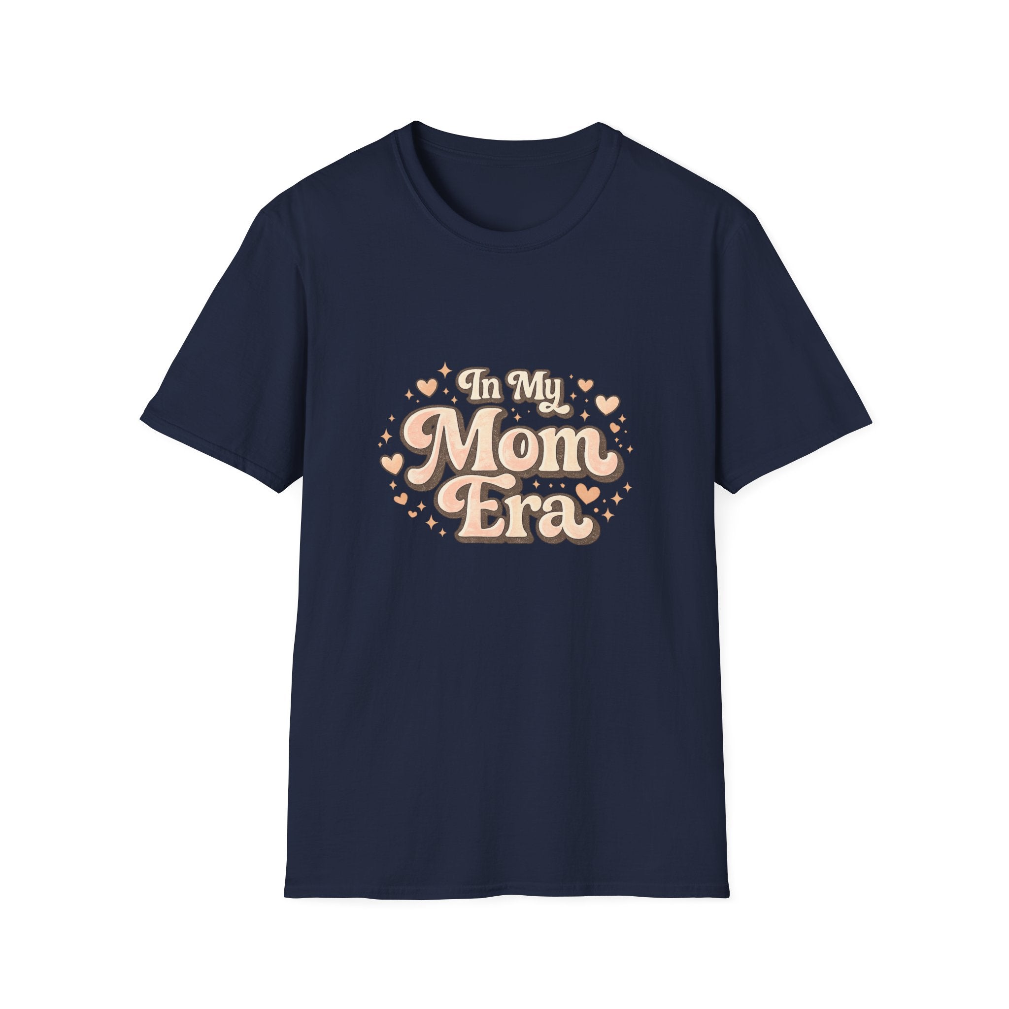 Mom Era T‑Shirt — "In My Mom Era" Vintage Heart Graphic