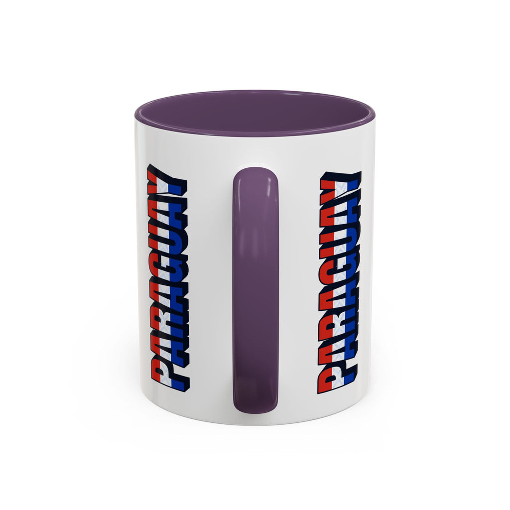 Paraguay Flag Accent Coffee Mug – Patriotic 11/15oz Ceramic Mug