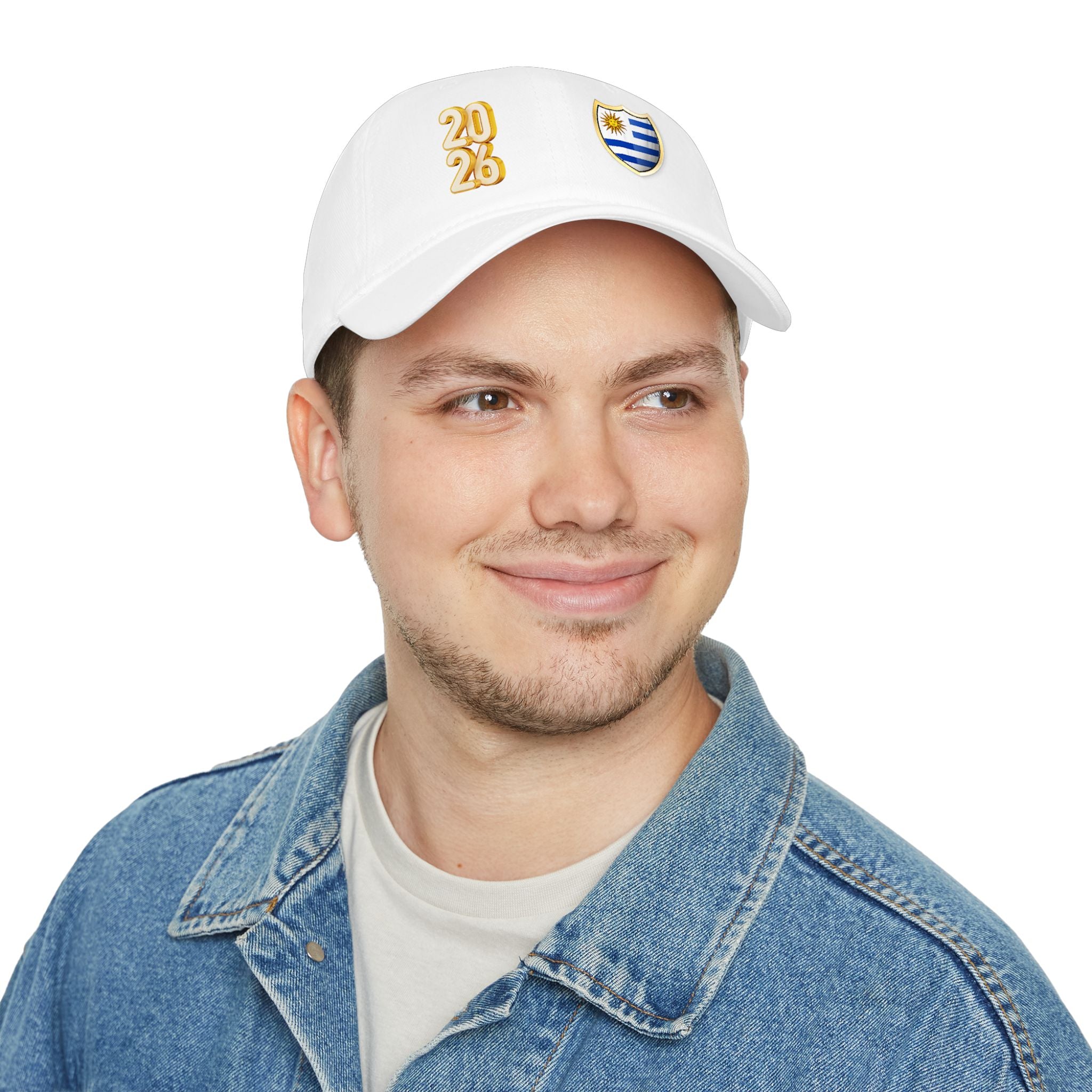 Uruguay 2026 Embroidered Baseball Cap – National Flag Shield & 2026 Patch