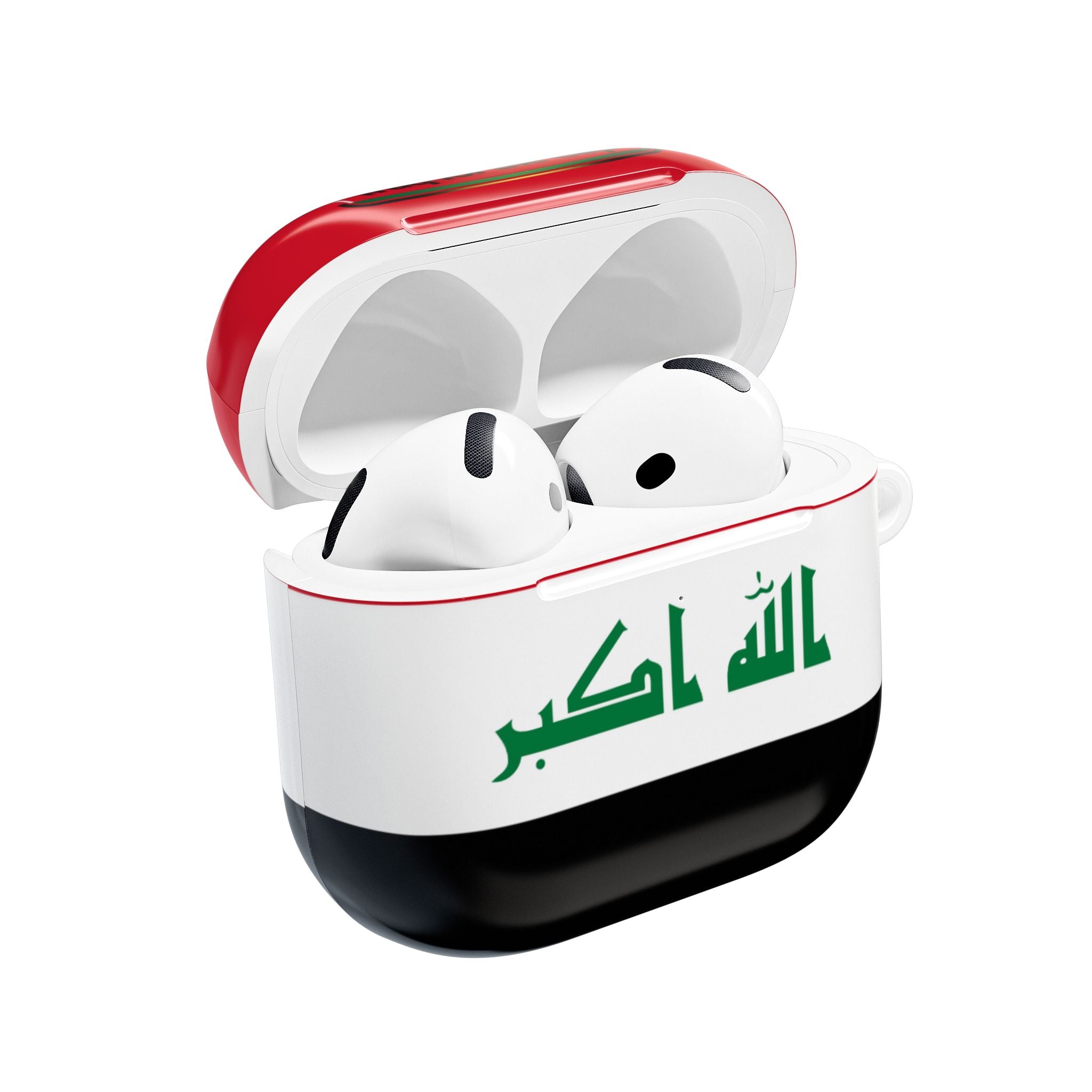 Iraq Flag AirPod Case – 'Iraq Red White Black Protective Cover