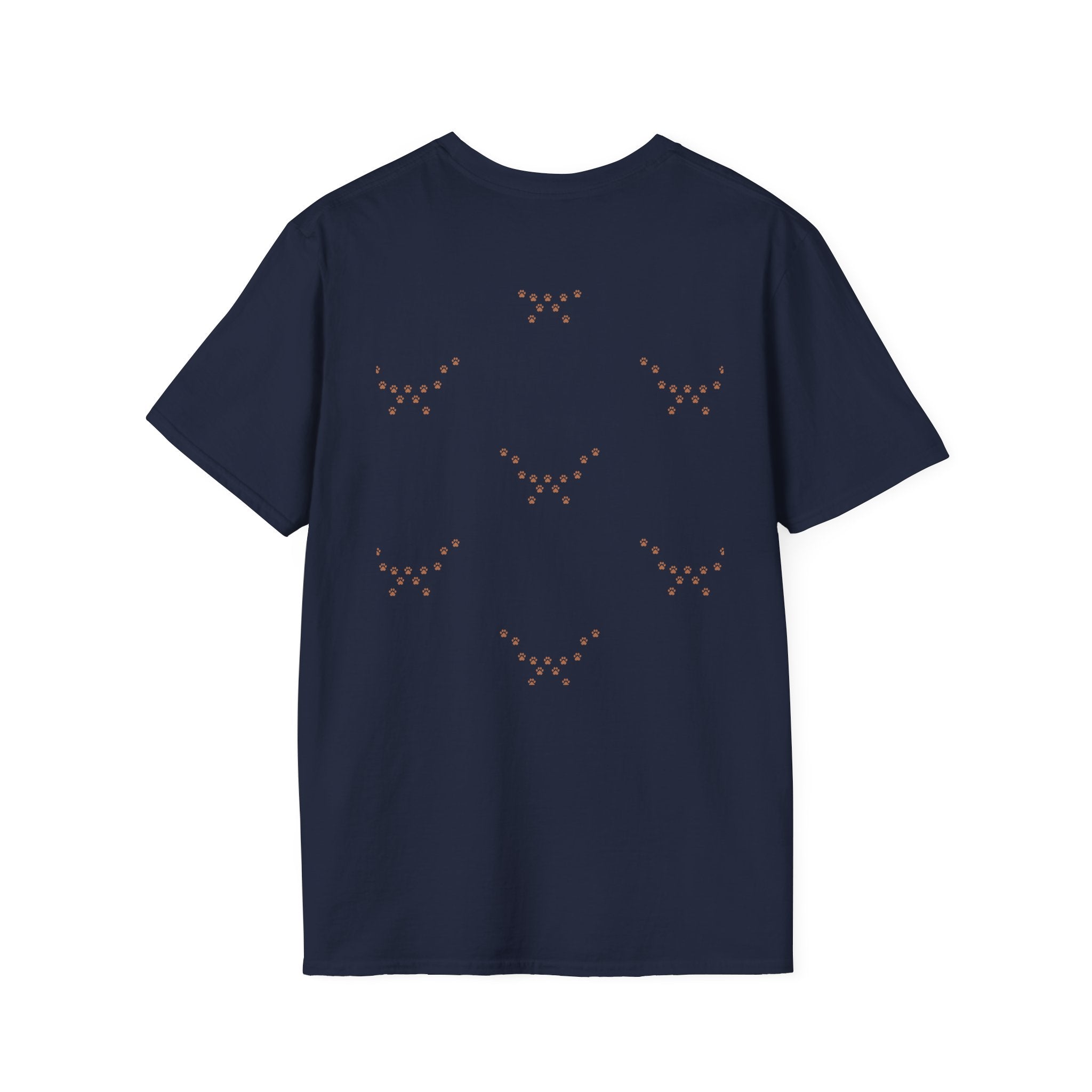 Dog Lover T-Shirt — "Home Is Where The Dog Is" Paw Print Tee