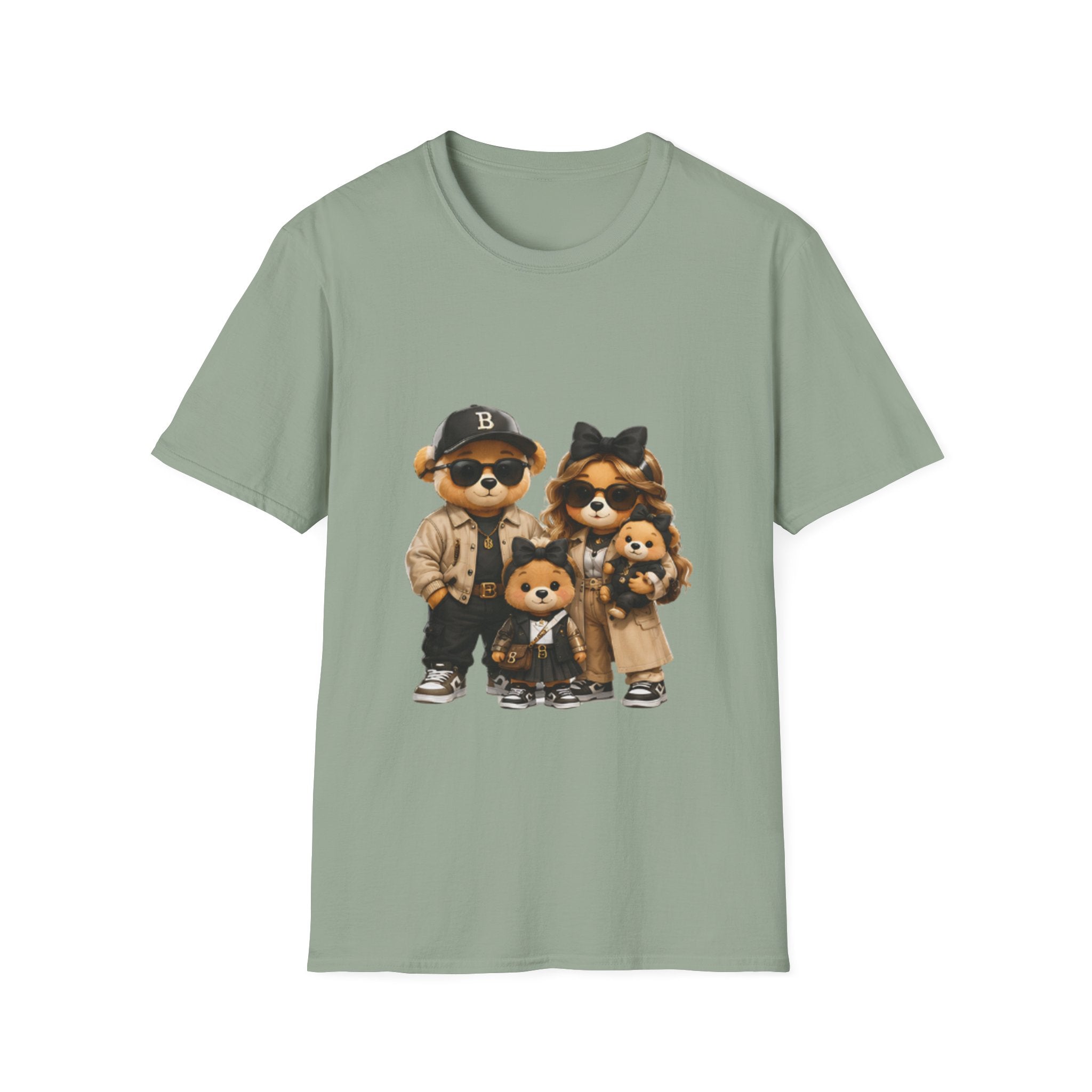 Bear Family Graphic unisex T-Shirt — Cute Matching Teddy Bear Outfit Design