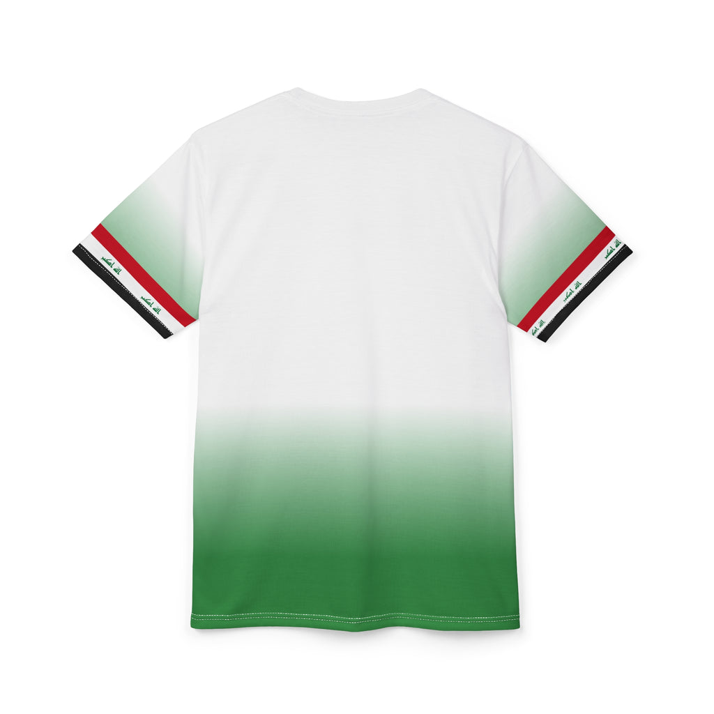 Iraq 26 Football Jersey Tee — "Iraq " Soccer Fan Shirt
