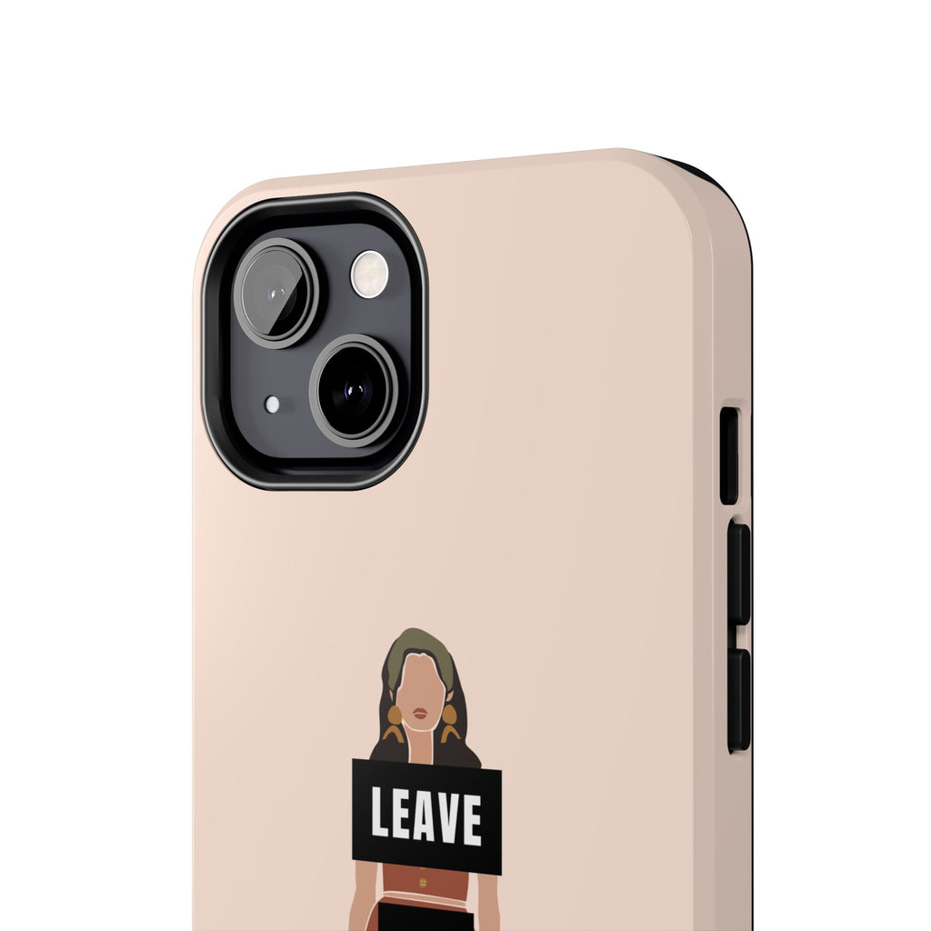 Leave Me Alone Phone Case — Tough Protective iPhone Case with Bold Statement Design