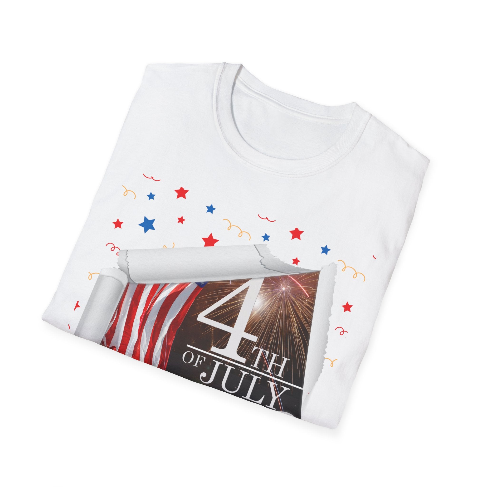 4th of July American Flag T-Shirt — Patriotic Independence Day Tee