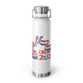 Croatia 2026 Soccer Flag Insulated Bottle — 22oz Vacuum Water Bottle