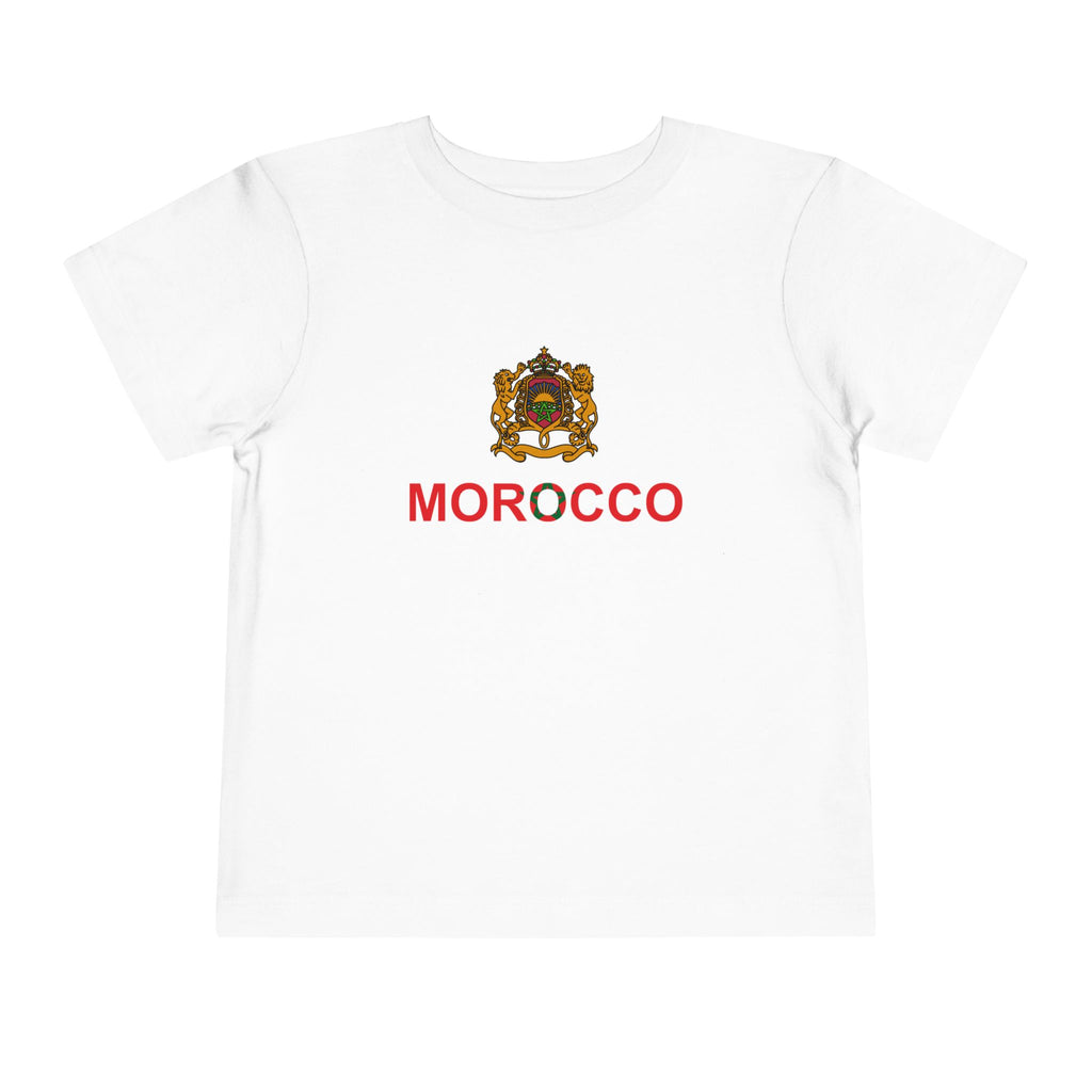 Morocco Toddler Tee — Morocco Crest & Map Kids Shirt