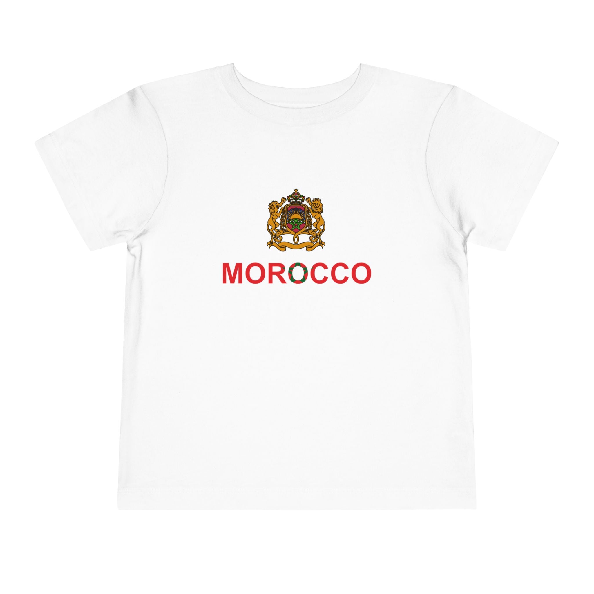 Morocco Toddler Tee — Morocco Crest & Map Kids Shirt