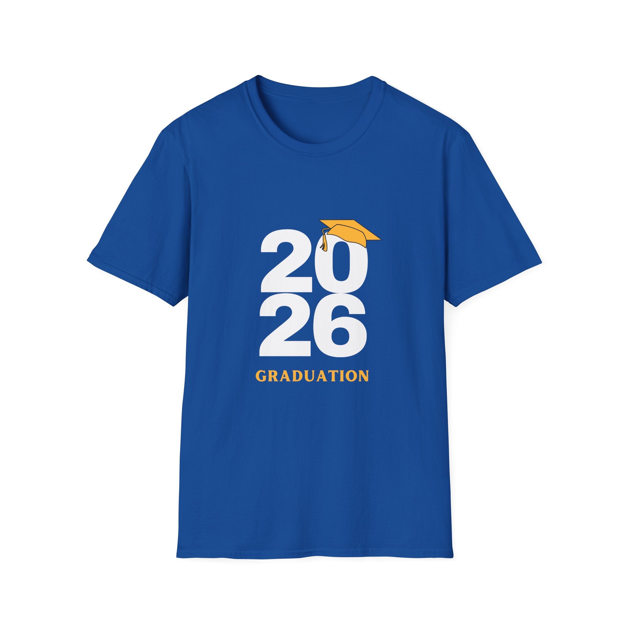 2026 Graduation T-Shirt with Cap Graphic — Class of 2026 Celebration Tee